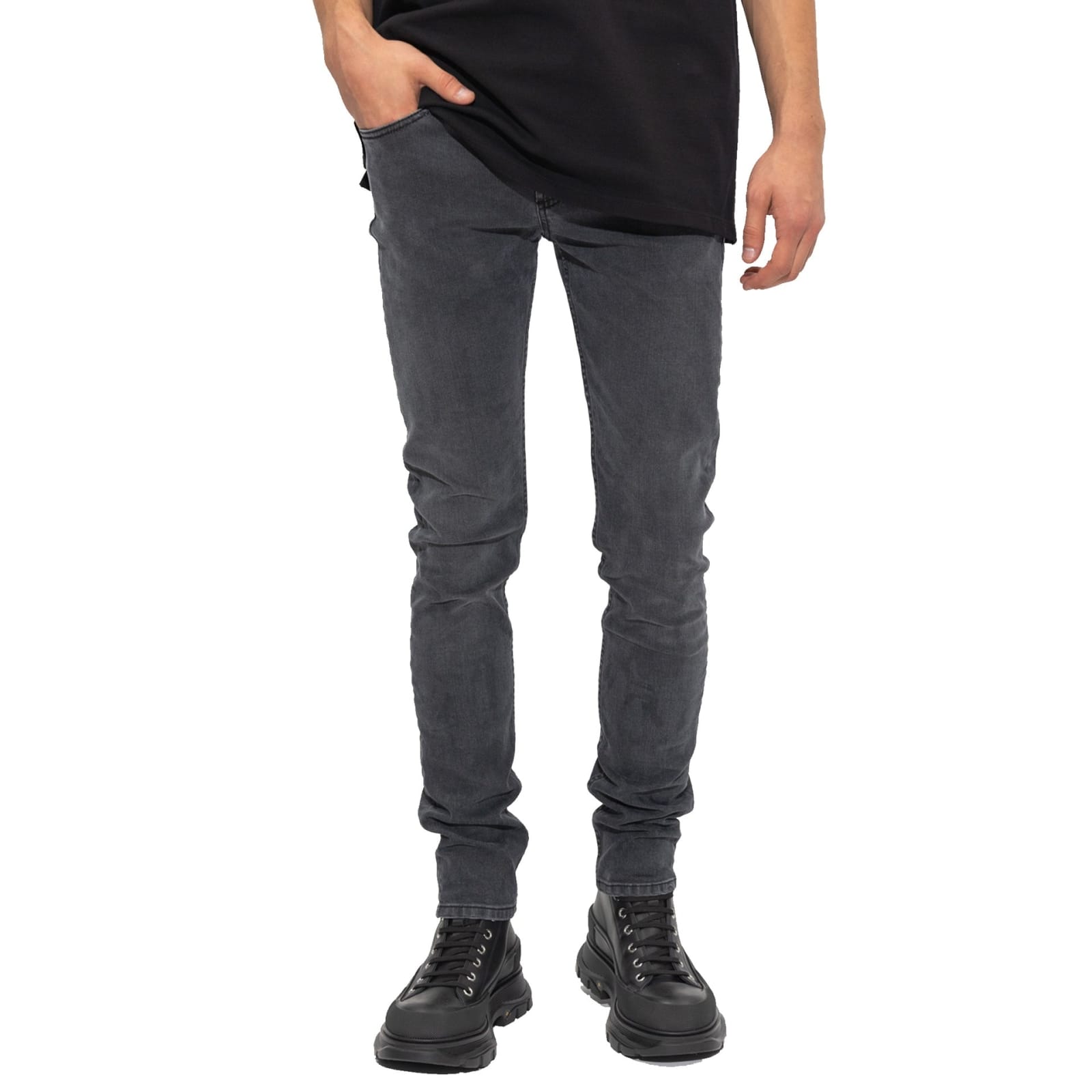 Shop Alexander Mcqueen Jeans In Black