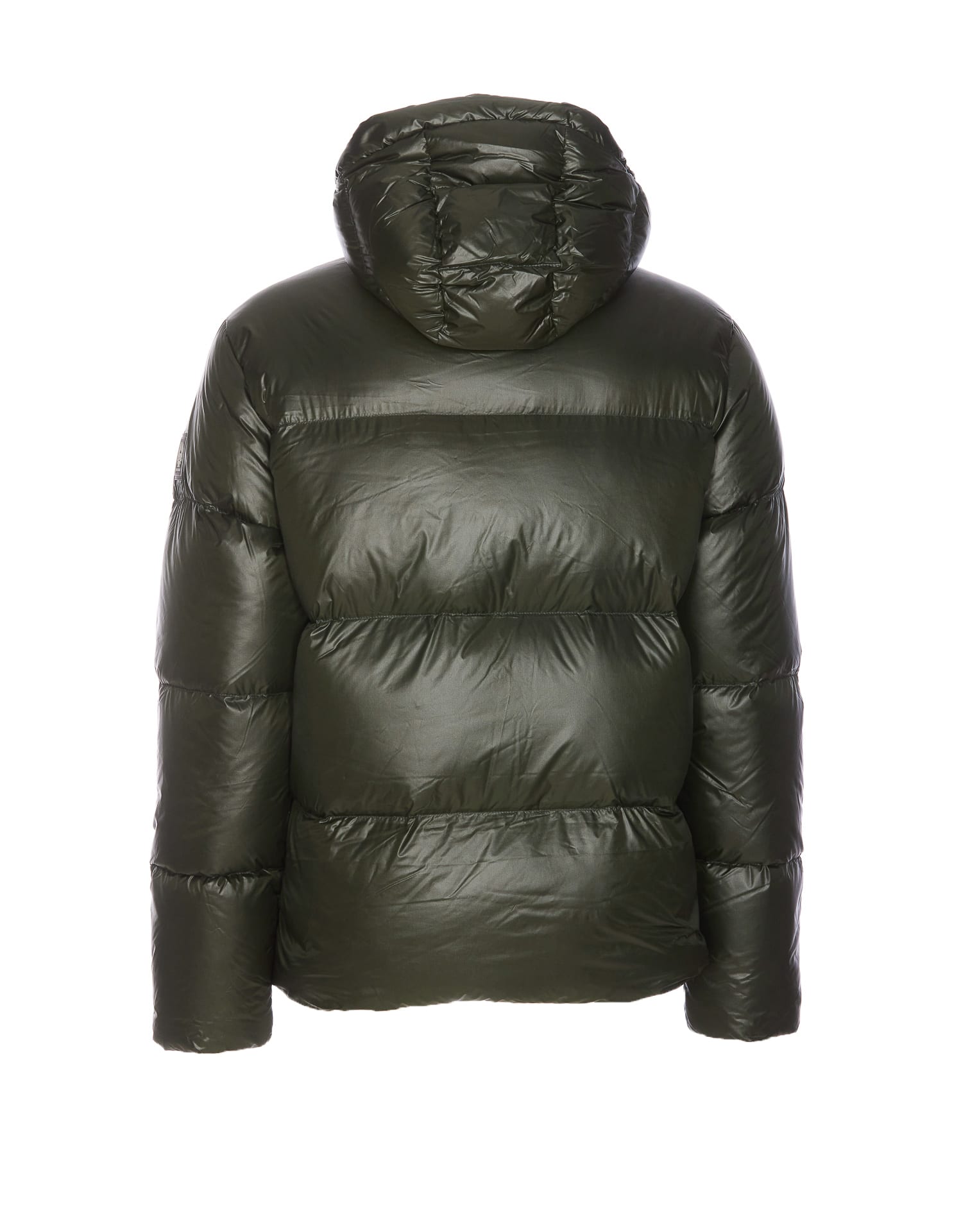 Shop Belstaff Resolve Down Jacket In Green