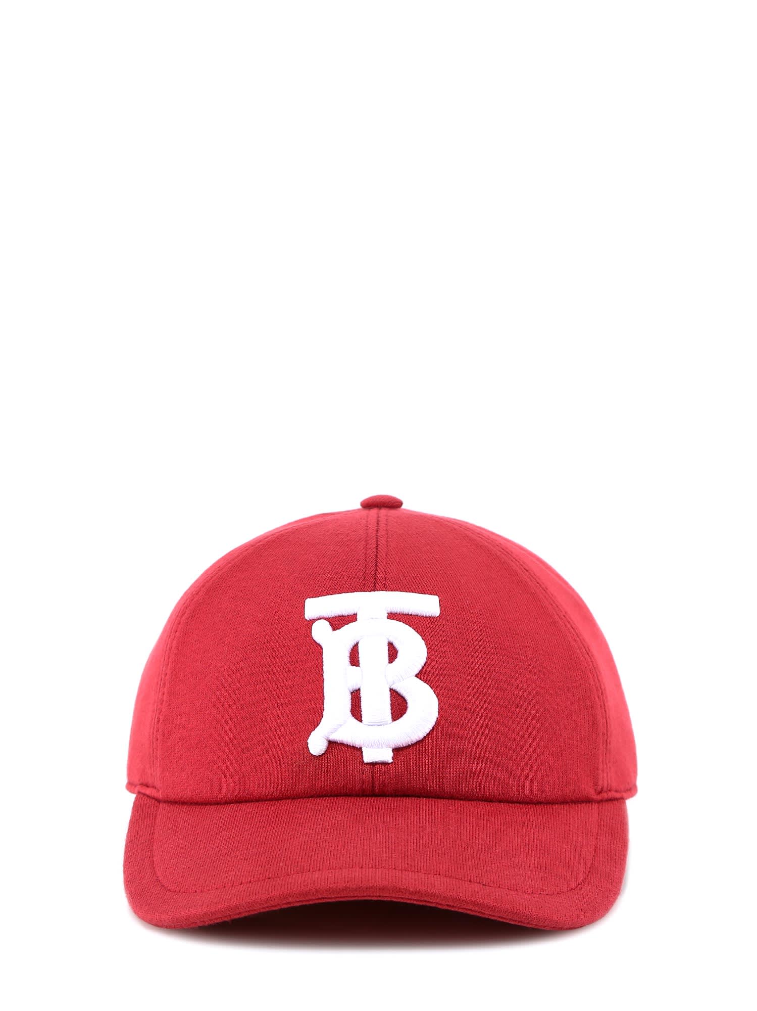 burberry hat red