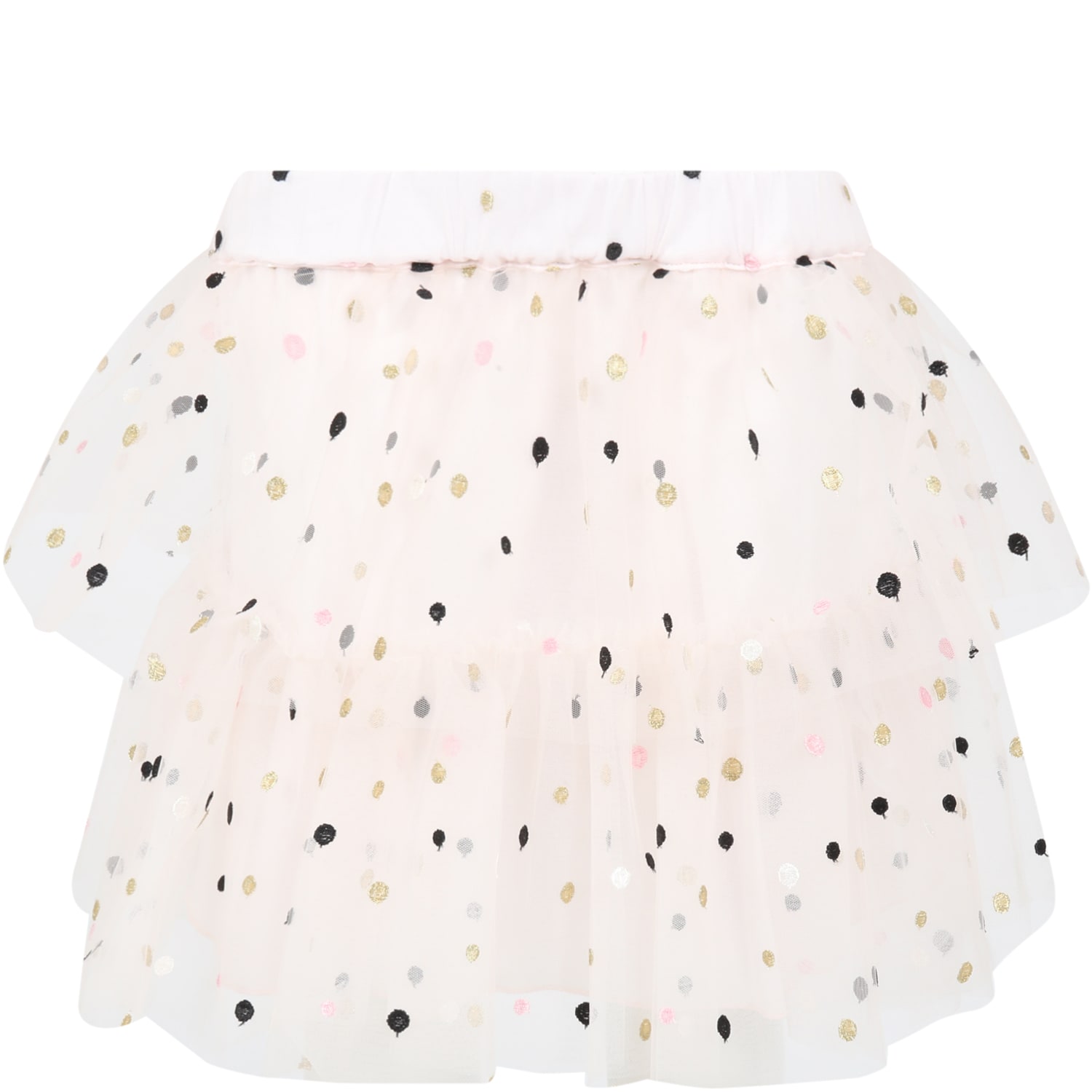 Philosophy di Lorenzo Serafini Pink Skirt For Girl With Poka-dots