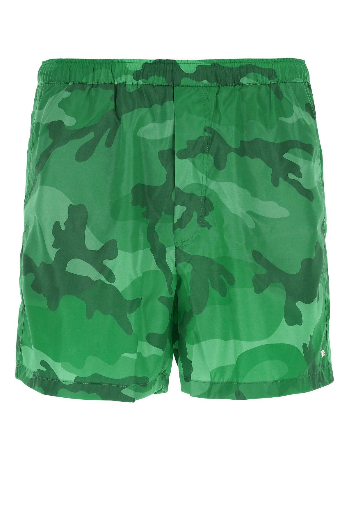 Valentino Printed Nylon Swimming Shorts