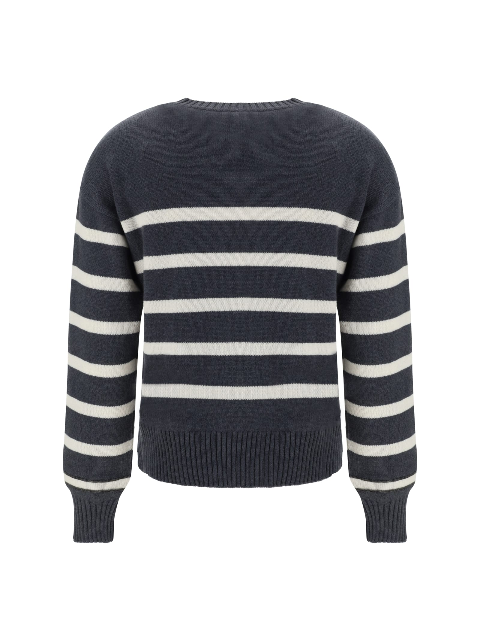 Brunello Cucinelli Sweater In Dark Grey