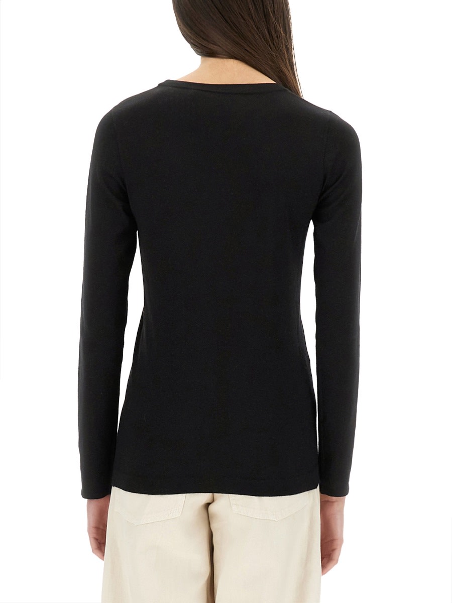Brunello Cucinelli Cashmere-silk-blend Sweater In Black