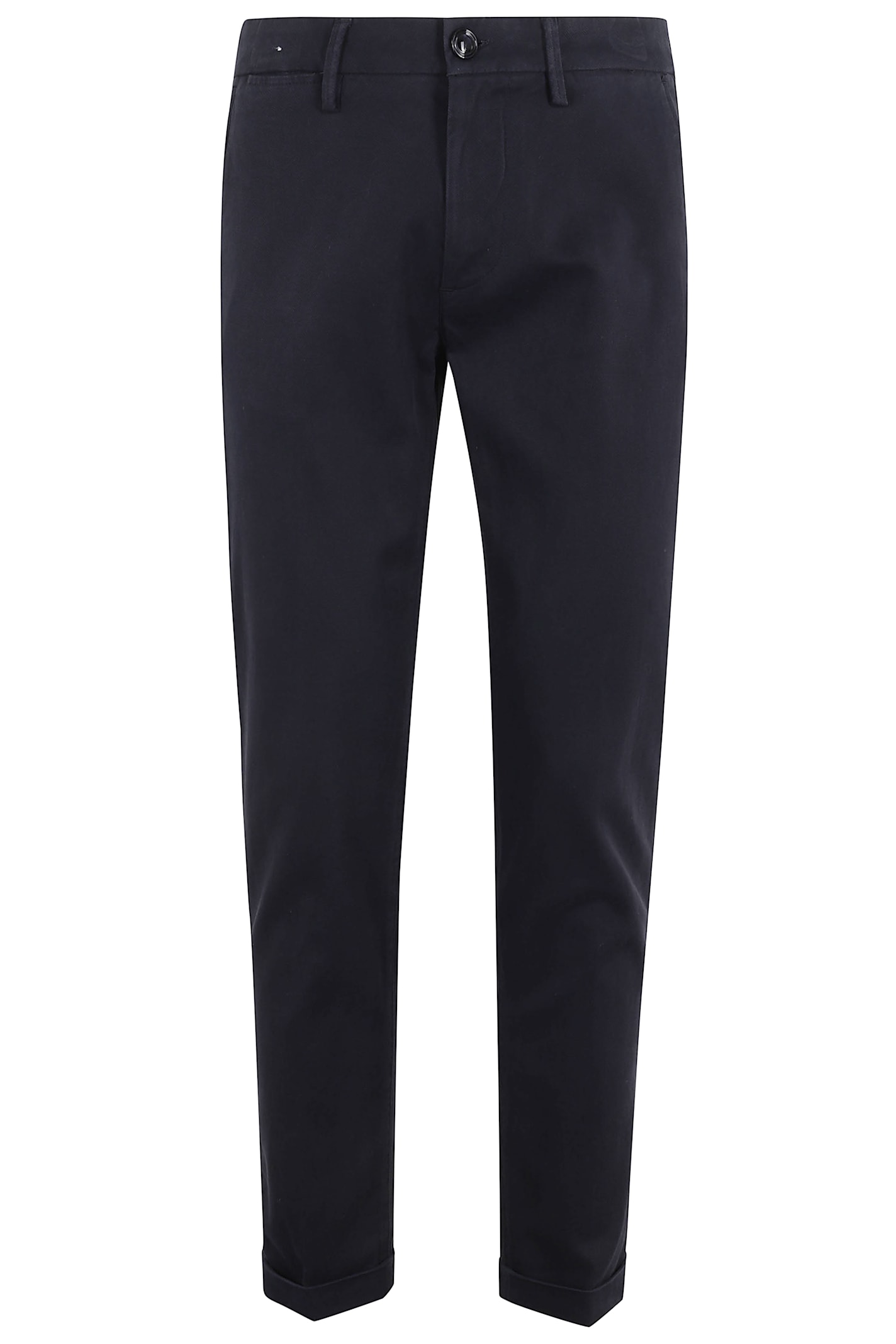 Re-hash Cuffed Cotton-blend Chinos In Blue