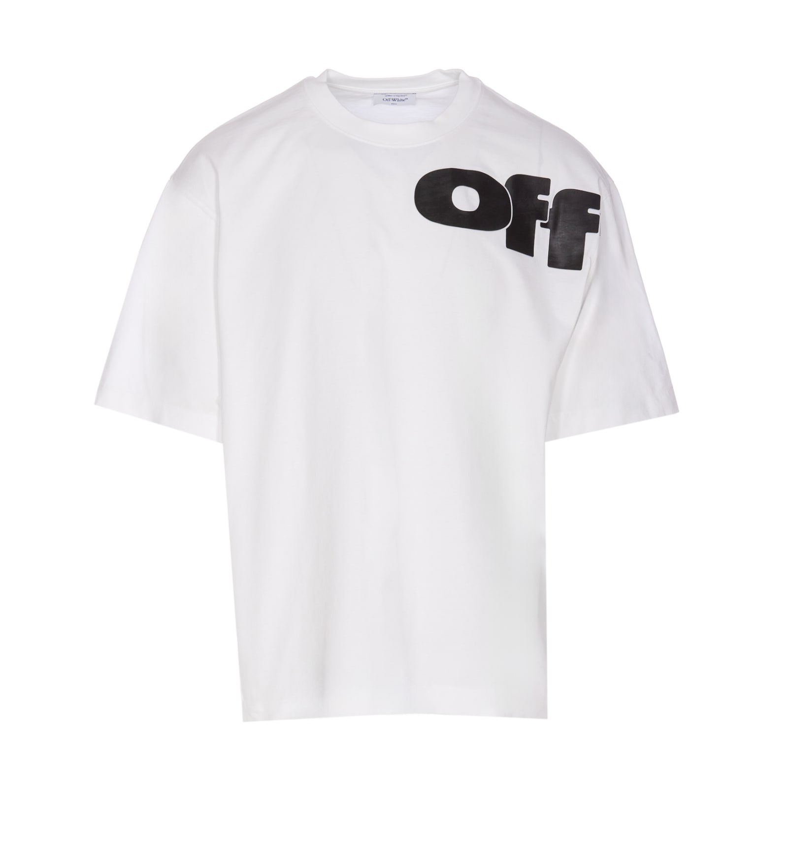 Shop Off-white Shared Logo Skate T-shirt In White