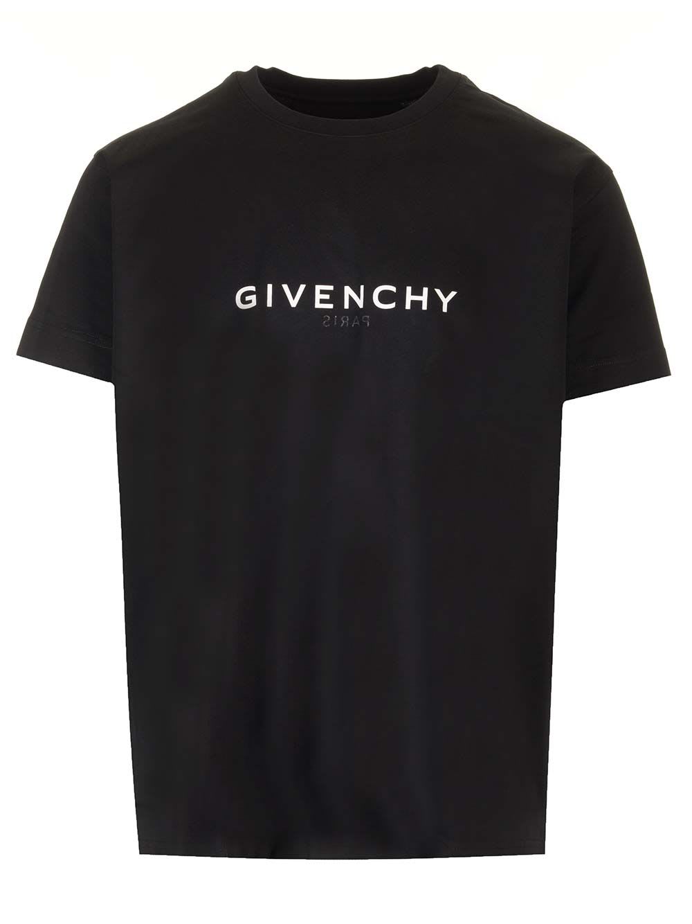 Shop Givenchy Oversized  Reverse T-shirt In Black