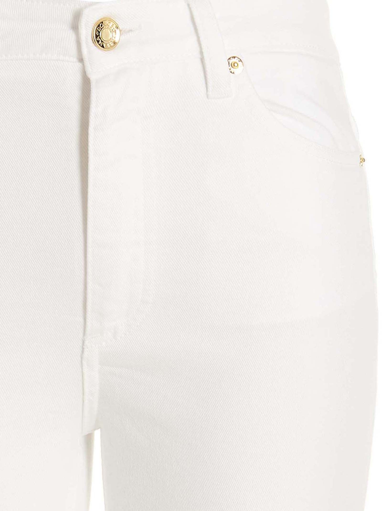 Shop Dolce & Gabbana 5-pocket Jeans In Bianco