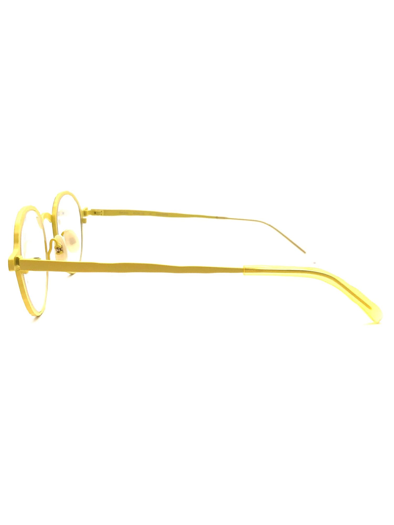 Masahiro Maruyama Mm/0092 No.4 Eyewear In Gold _ Yellow