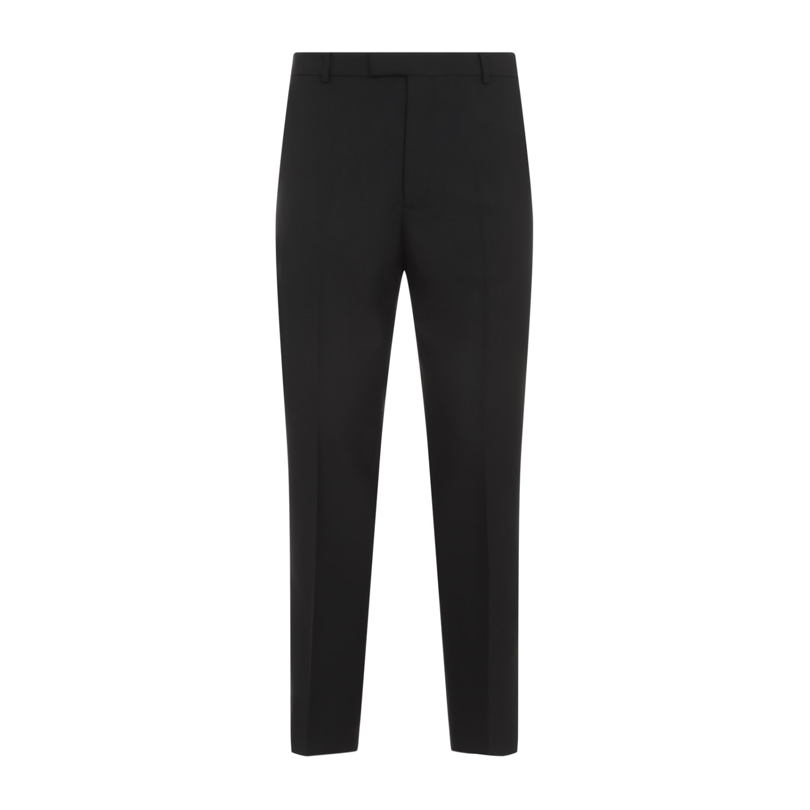 Shop Gucci Wool-blend Pants In Black