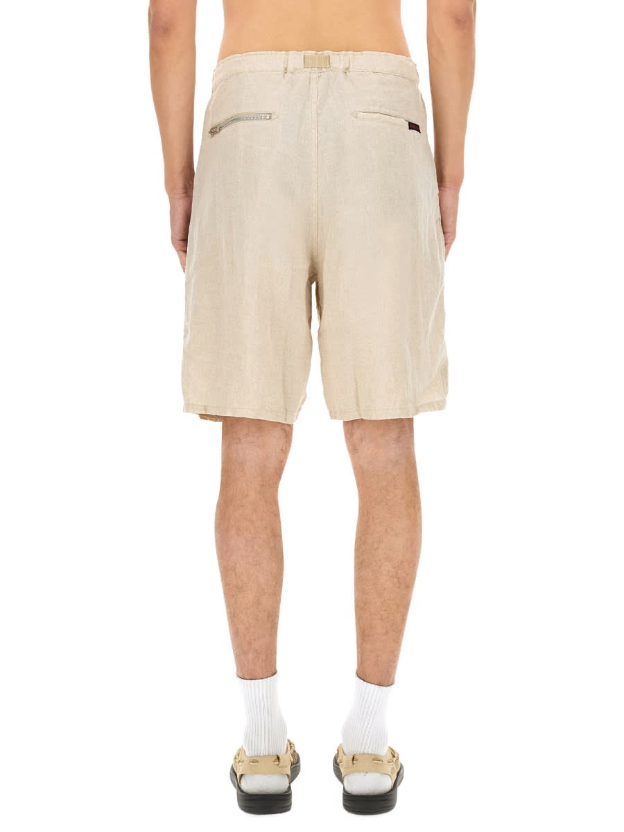 Undercover Relaxed Fit Linen Shorts With Practical Pockets