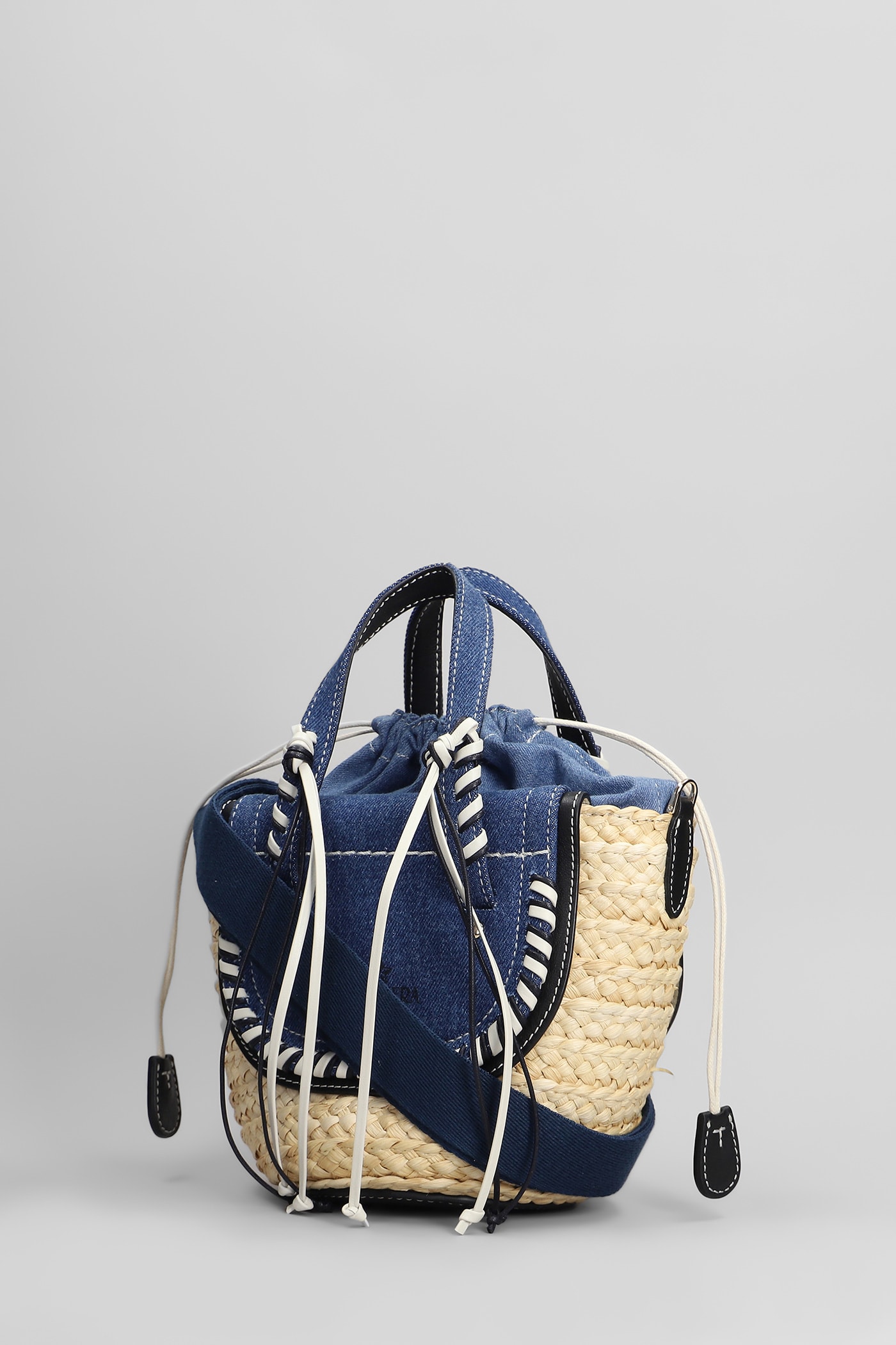 Cuba Lab Habanera Mini Tote In Beige Raffia