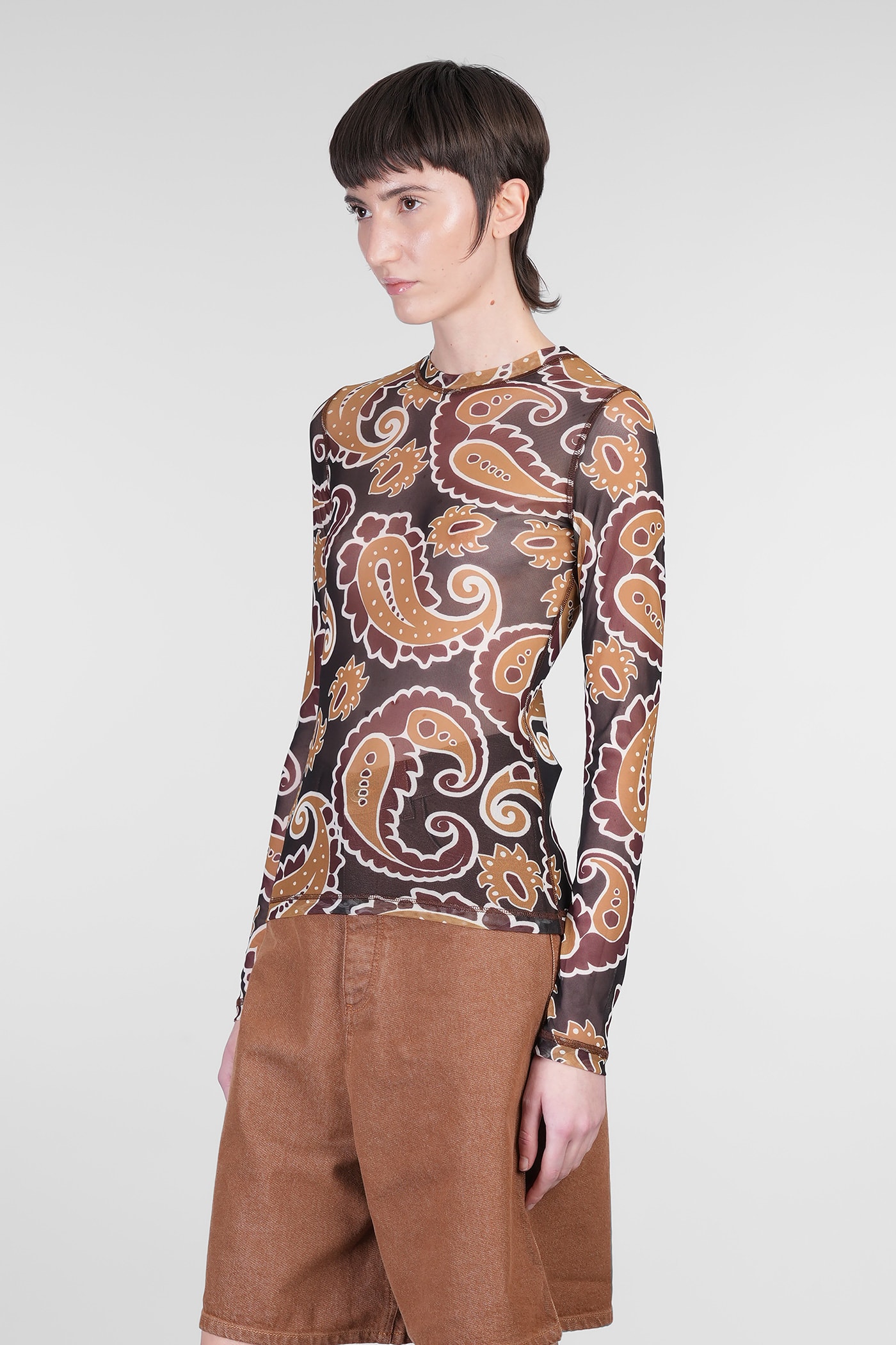 JW ANDERSON TOPWEAR IN MULTICOLOR POLYESTER