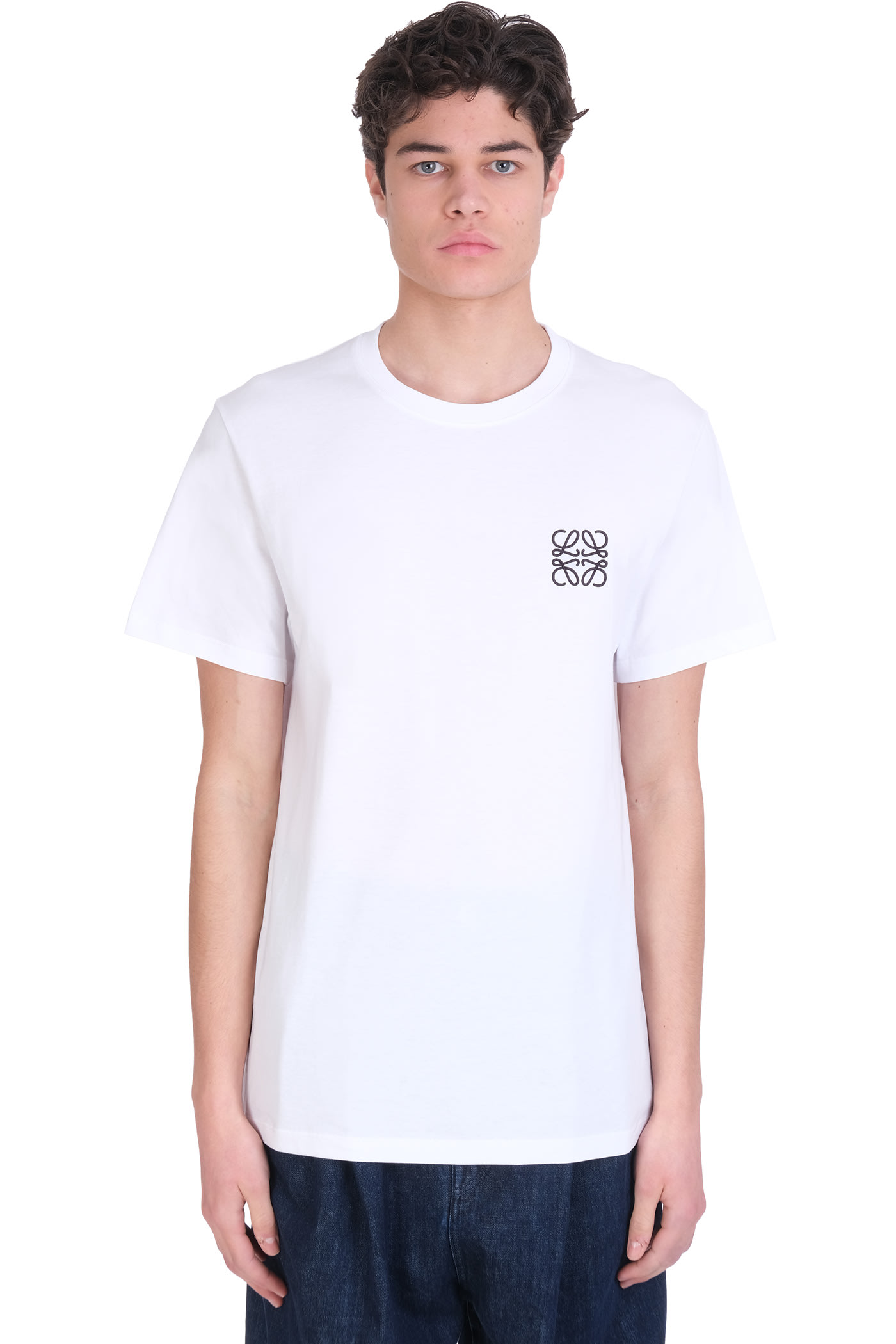 Loewe T-shirt In White Cotton