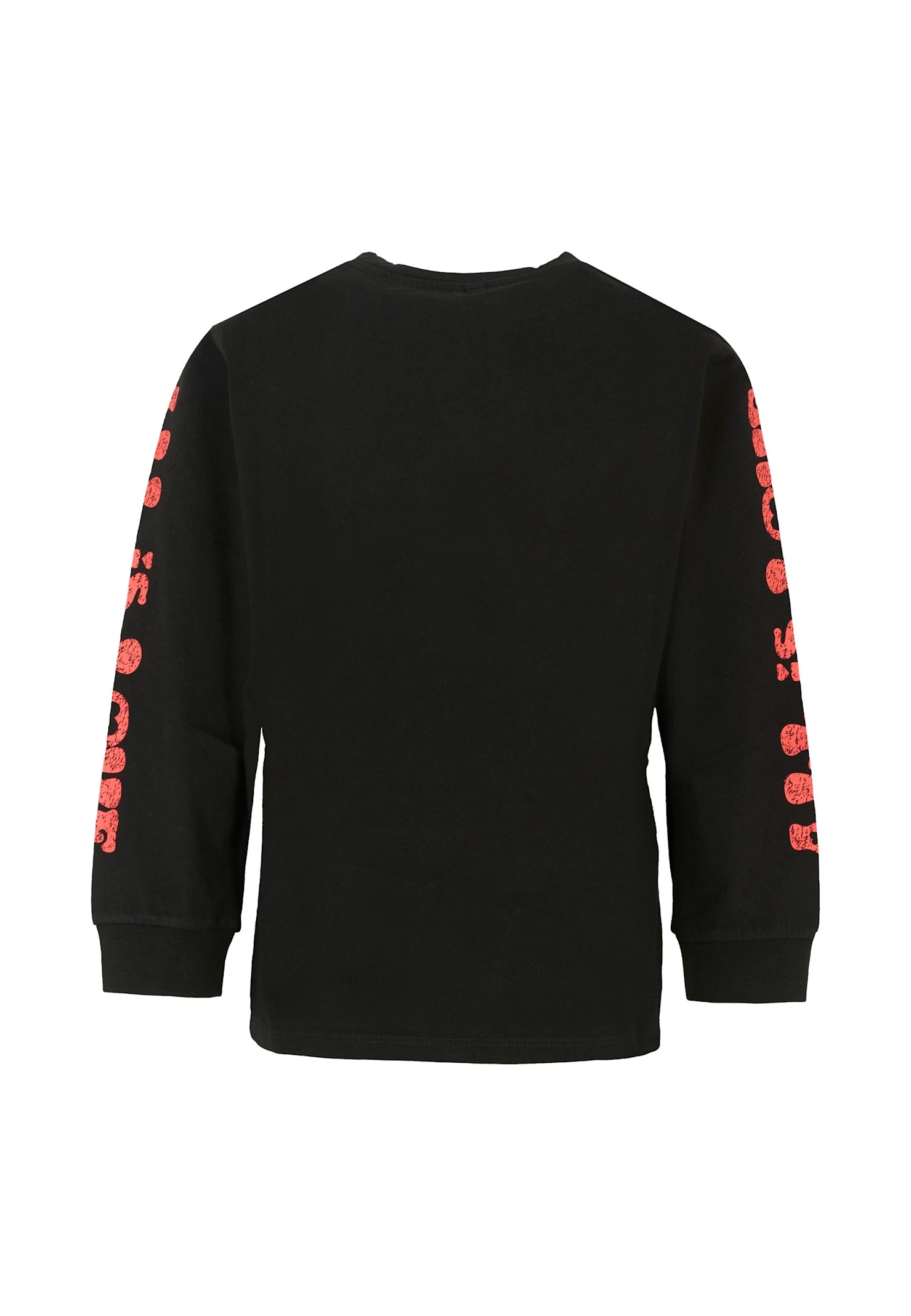 Stella Mccartney Black T-shirt For Girl With Logo In Black