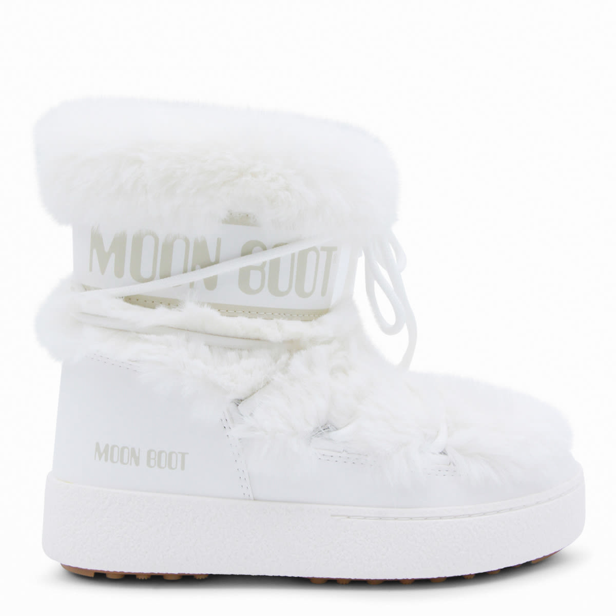 Moon Boot Boots Light And Natural In White