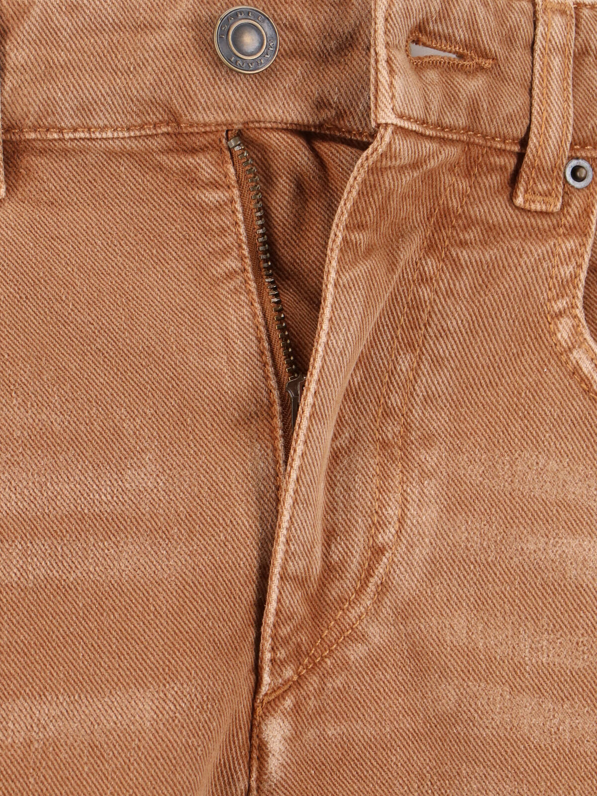 Isabel Marant Straight Trousers Featuring Pockets In Brown