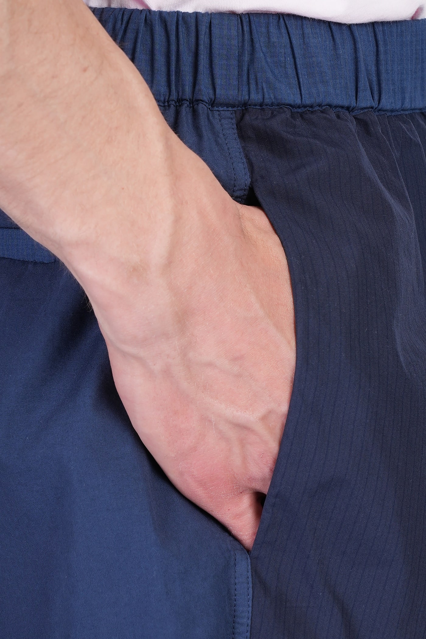 Mauro Grifoni Shorts In Blue Cotton