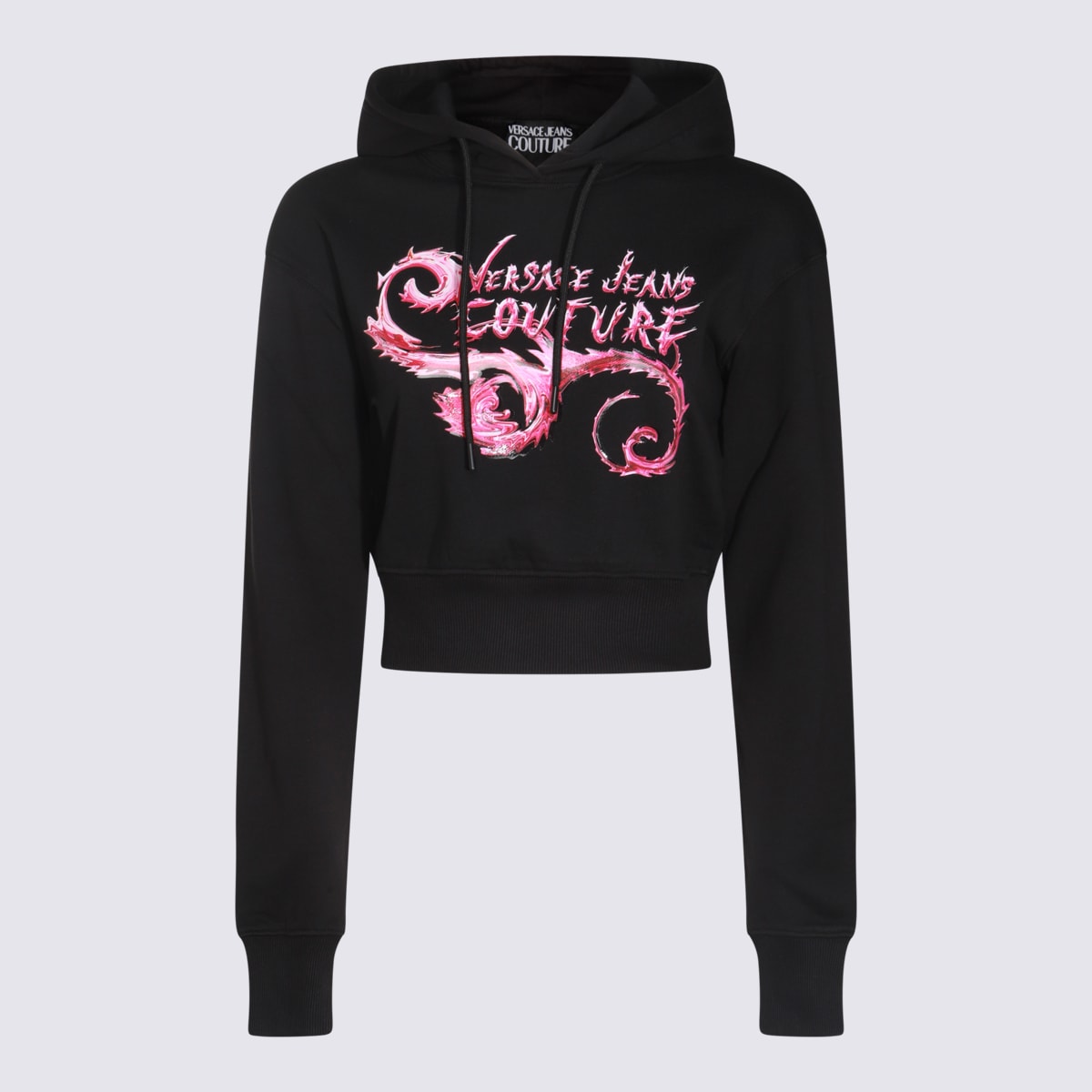 Black Cotton Sweatshirt