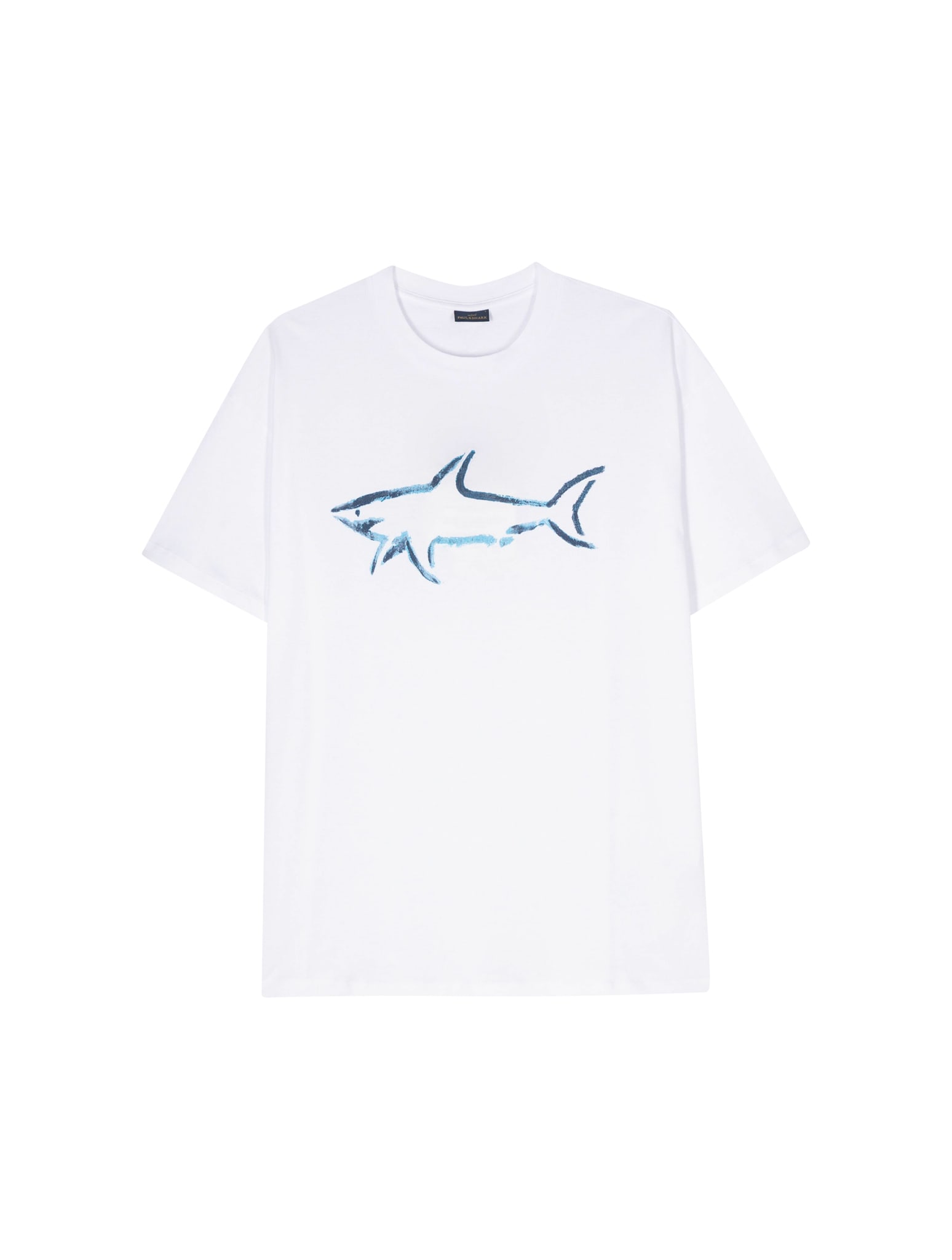Paul&amp;shark T-shirt Cotton In White/blue
