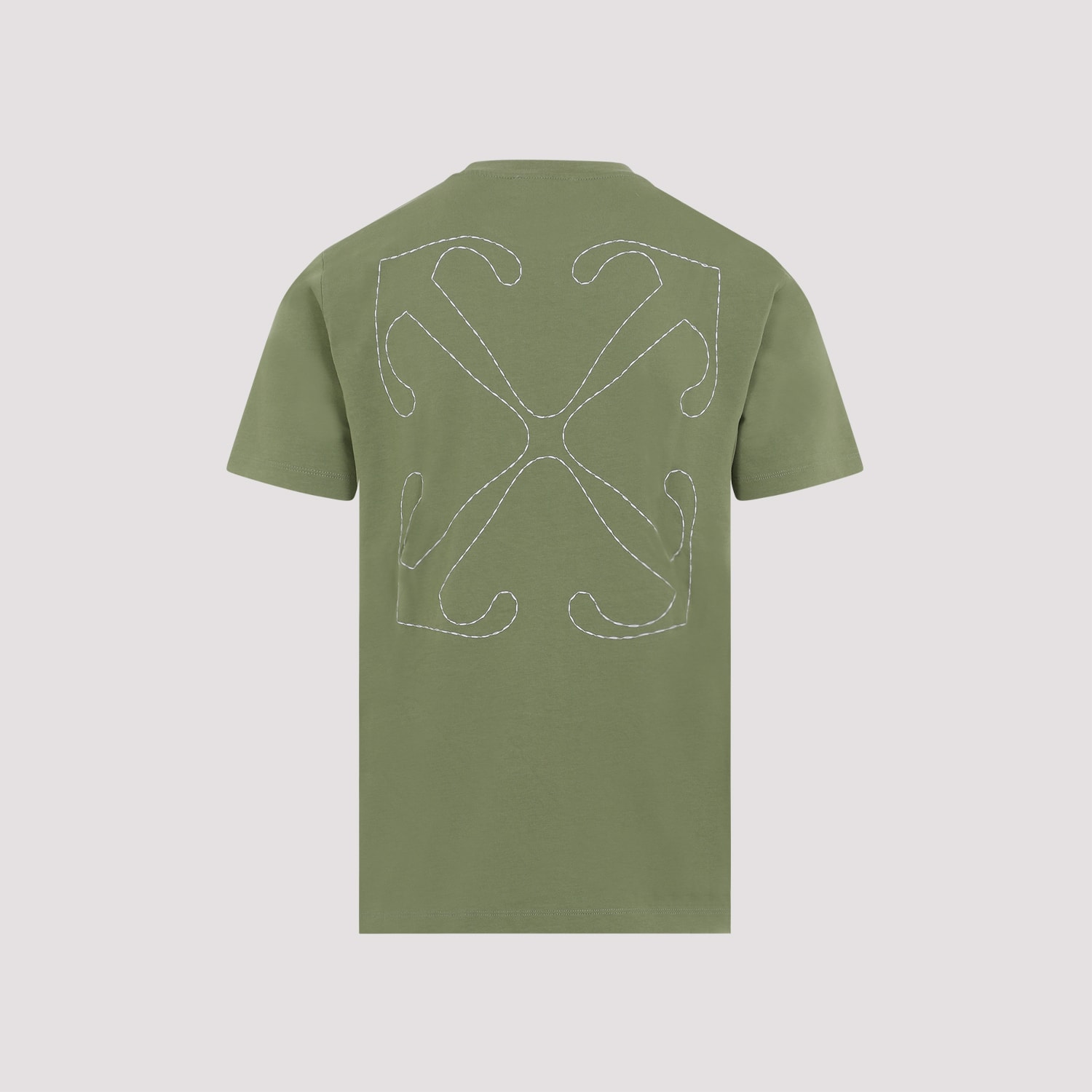 Shop Off-white Stitch Arrow T-shirt In Four Leaf