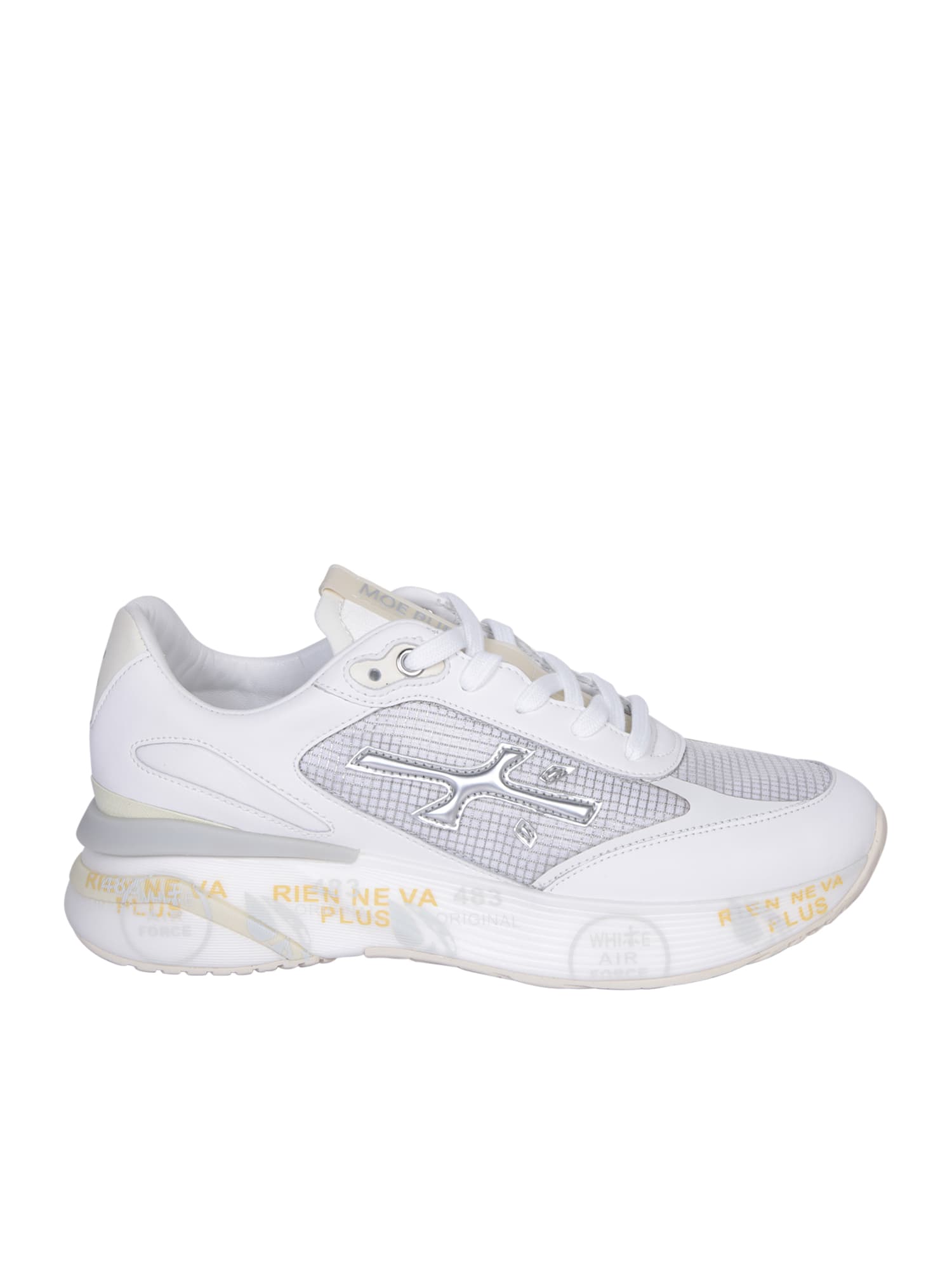 Shop Premiata Moerund White Sneakers