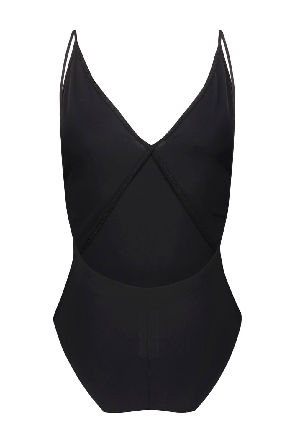 Shop Rick Owens Deep V Bather Swimsuit In Black