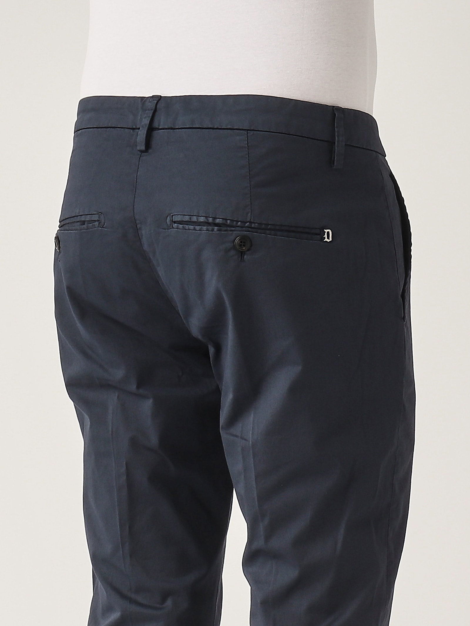 Dondup Men's Gaubert - Slim-fit Gabardine Trousers In Black
