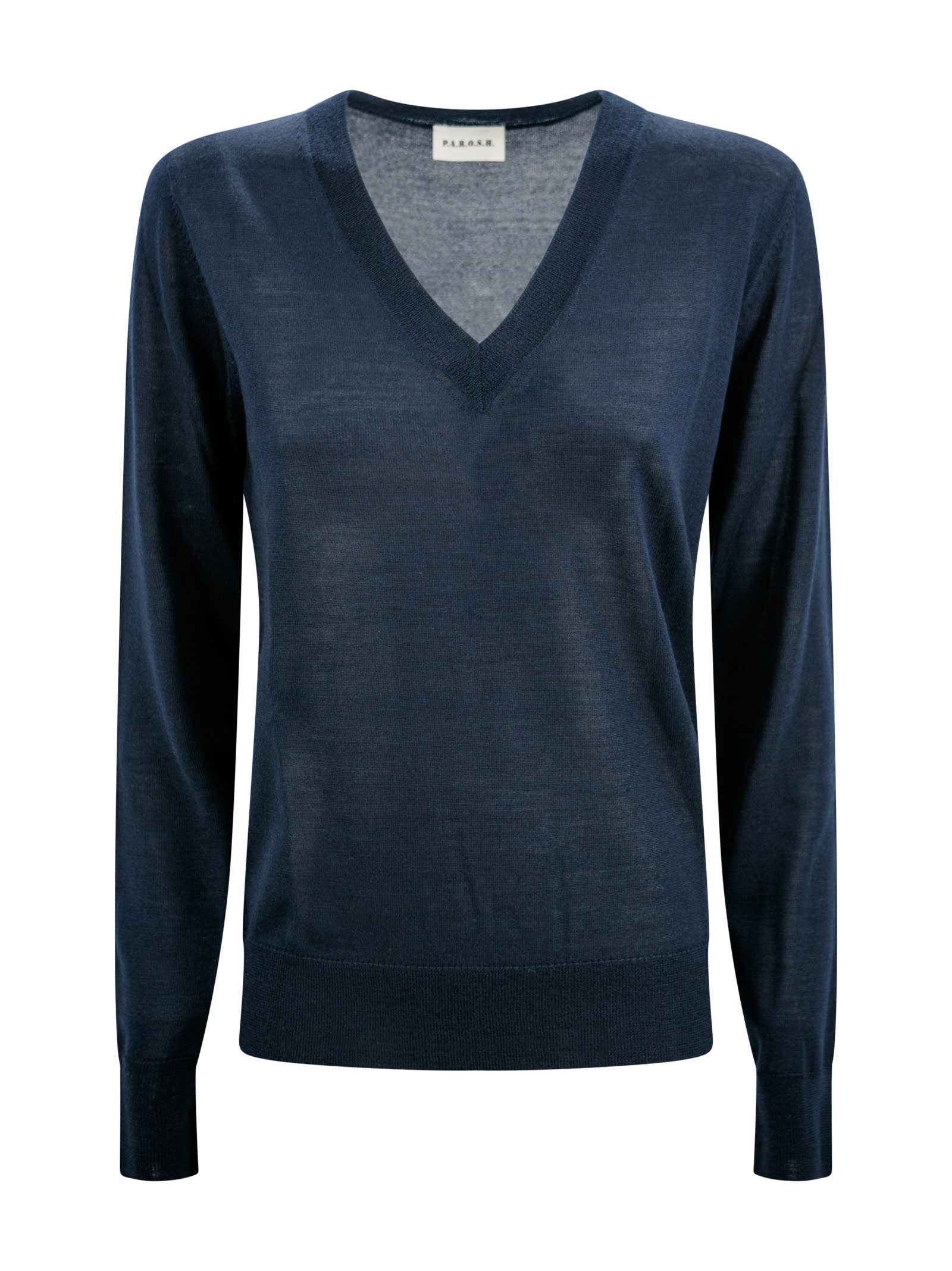 Parosh V-neck Fine-knit Jumper