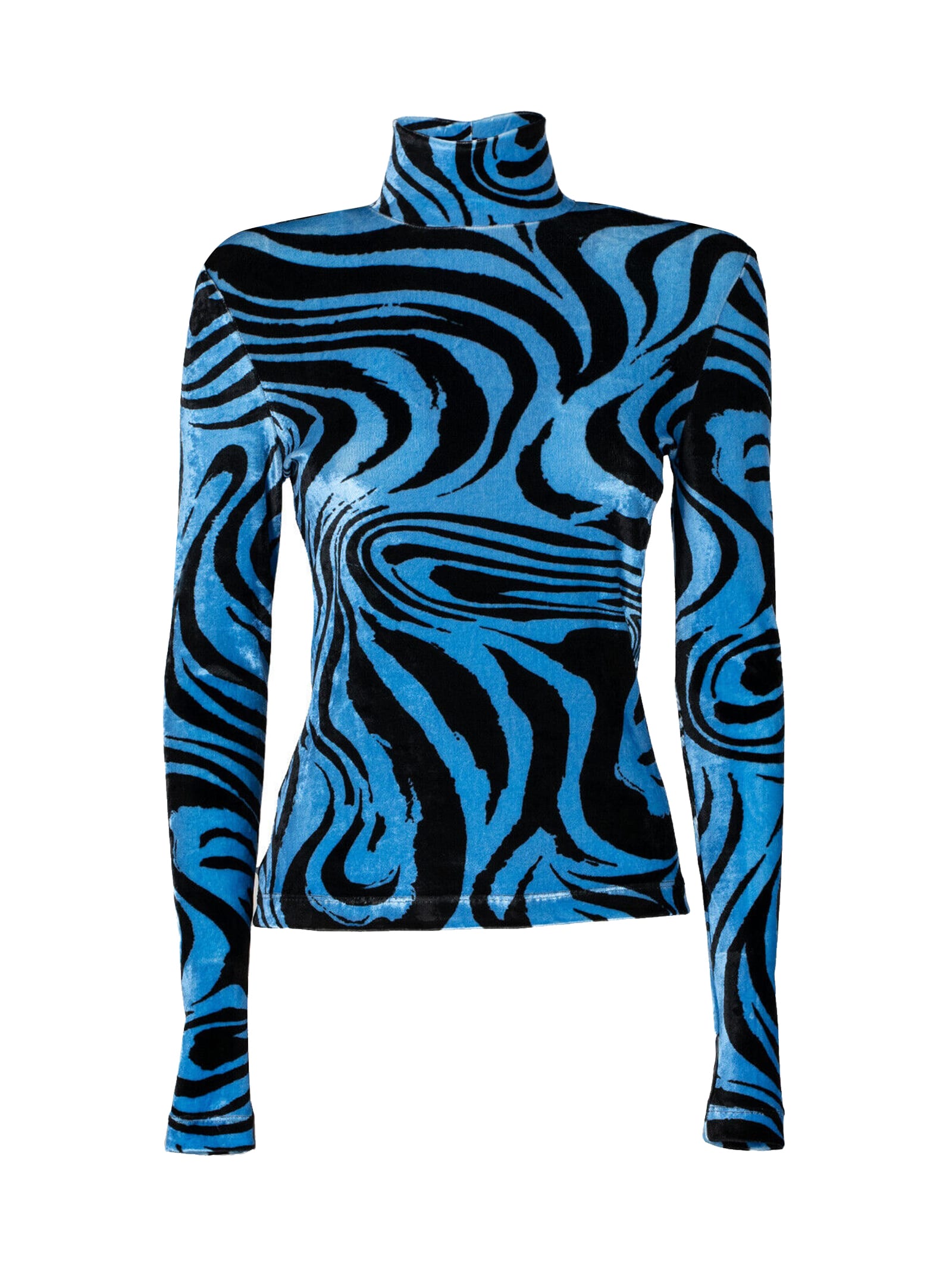 Philosophy di Lorenzo Serafini Velvet Sweater Zebra Pop