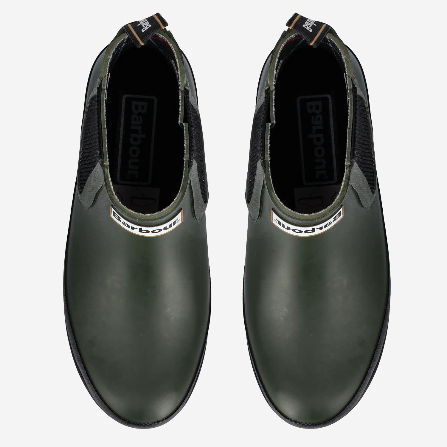 Barbour Halton Waterproof Chelsea Rain Boot In Green