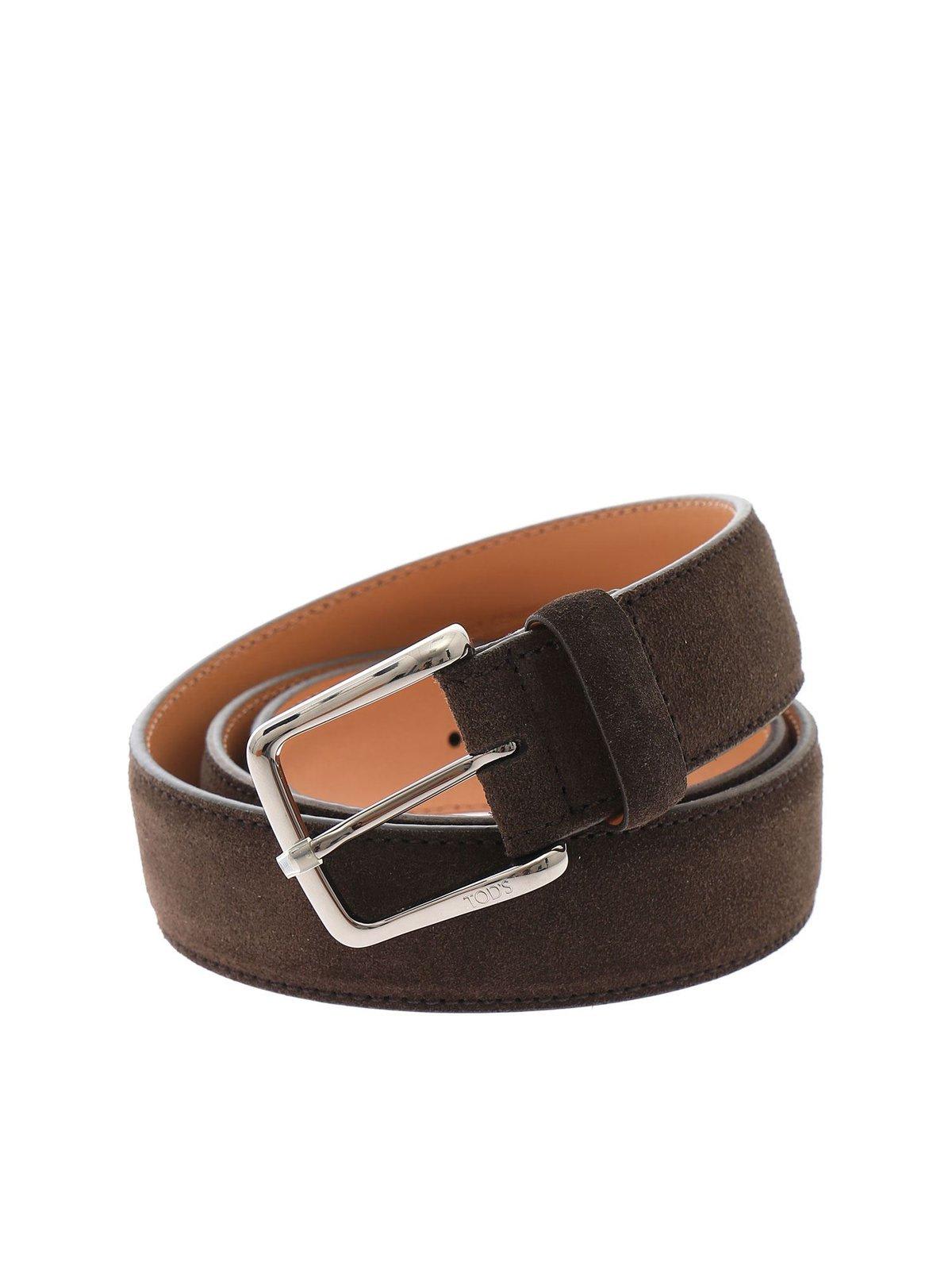 TOD'S SQUARE BUCKLED BELT