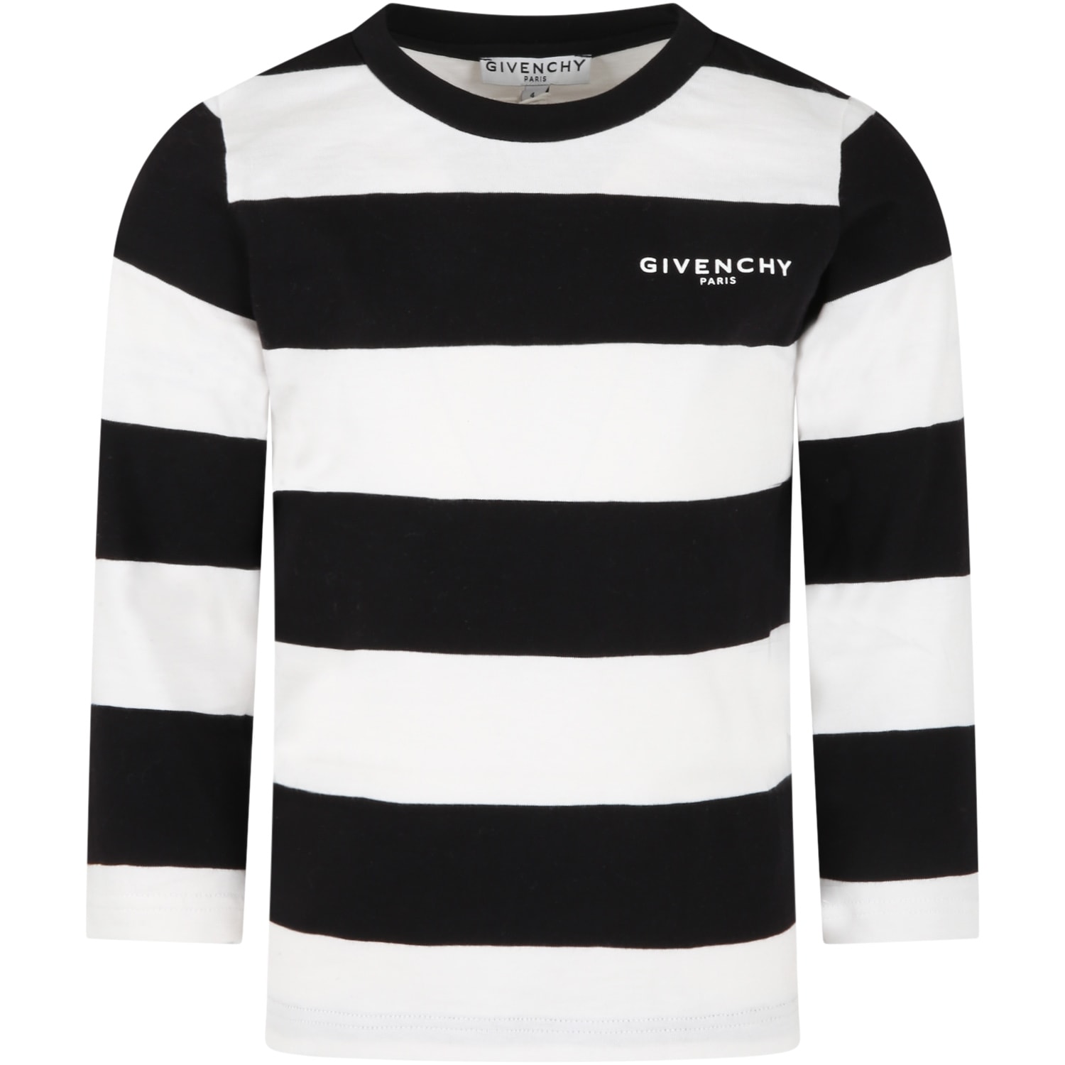 Givenchy Multicolor T-shirt For Kids With Logo