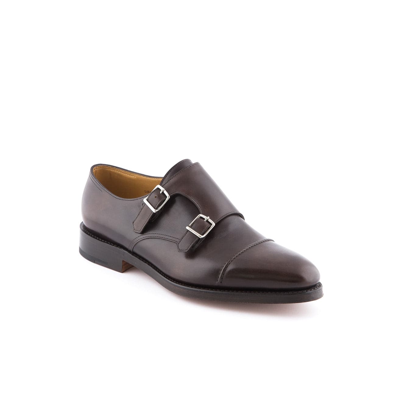 William Ii Plum Museum Calf Monk Strap Shoe