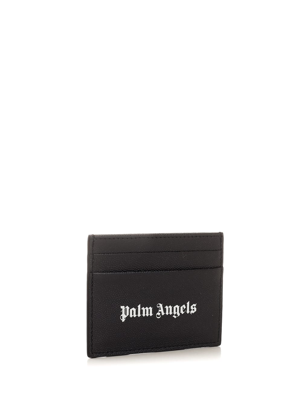 Shop Palm Angels Logo Card Holder In Black