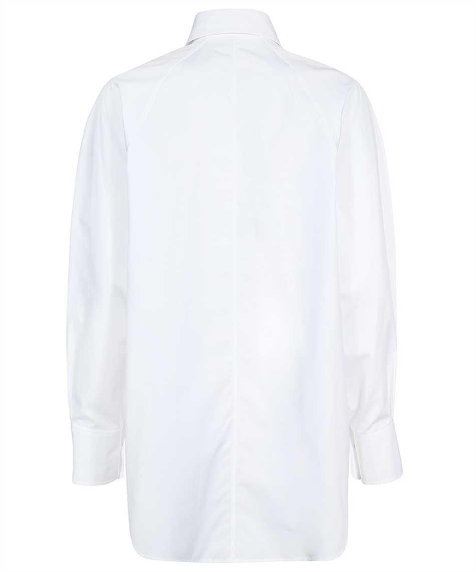 Shop Stella Mccartney Long Sleeve Cotton Shirt In White