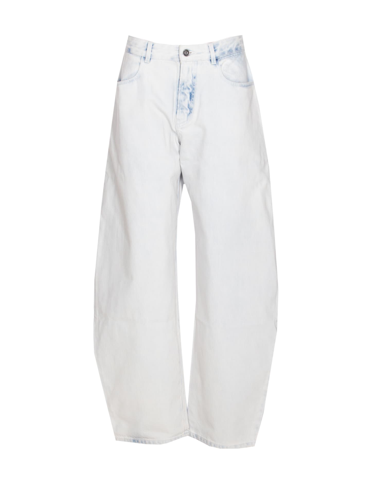 Alaïa Round Jeans In Blue