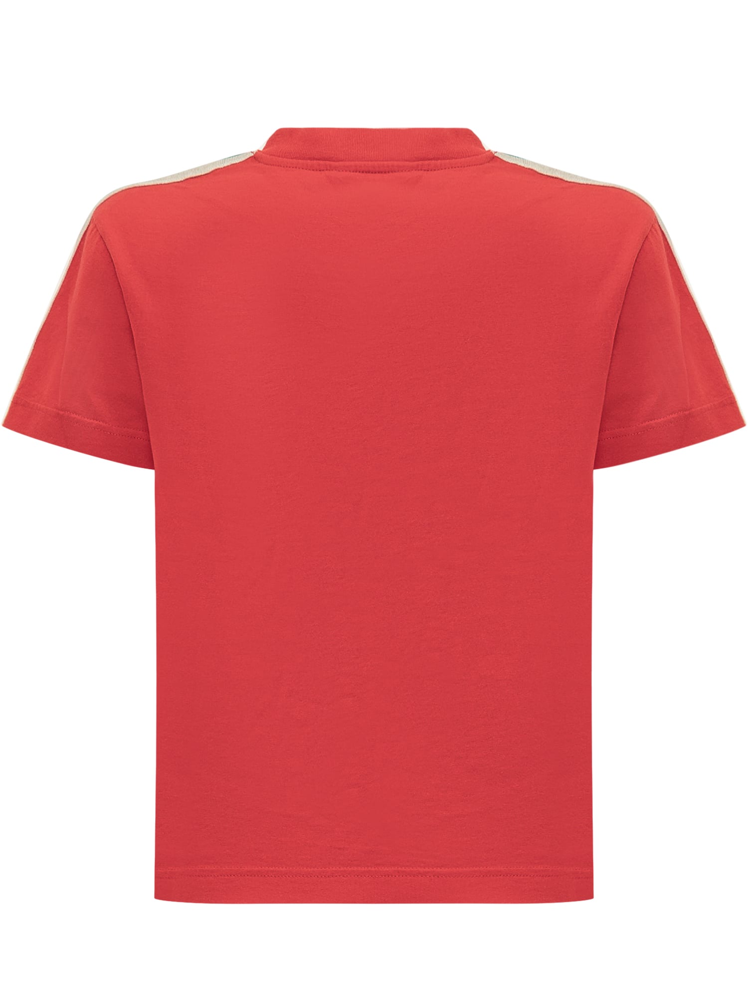 Shop Palm Angels T-shirt In Red Off Wh