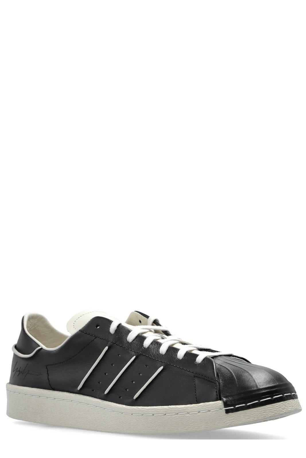 Y-3 Superstar Sneakers In Blackblacktalc