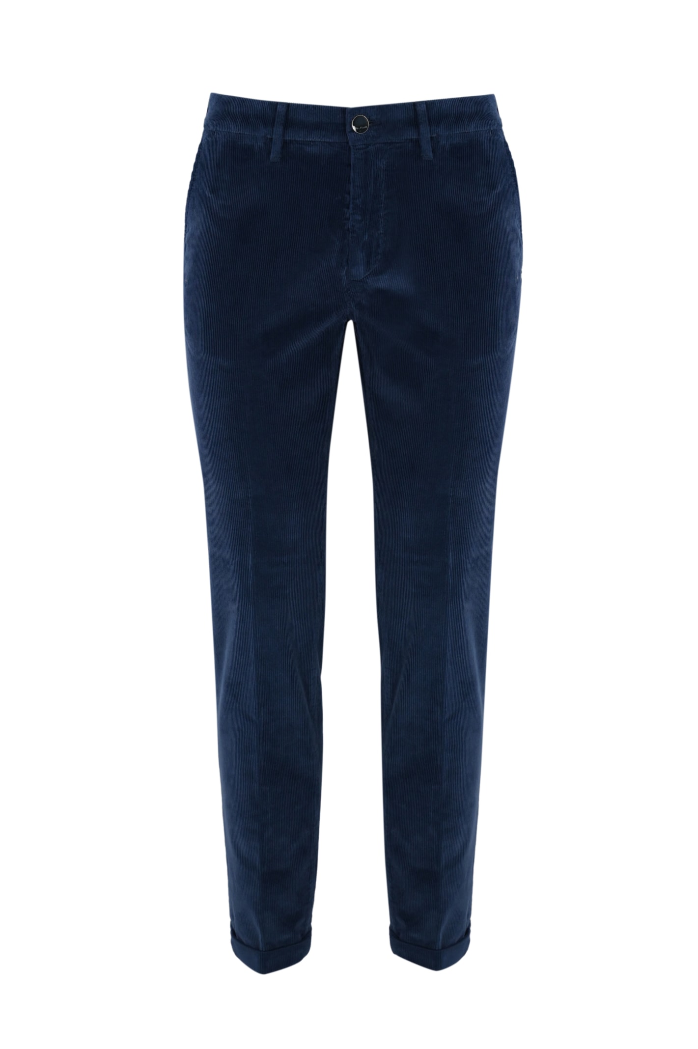 Shop Re-hash Mucha Chino Trousers In Corduroy In Indaco