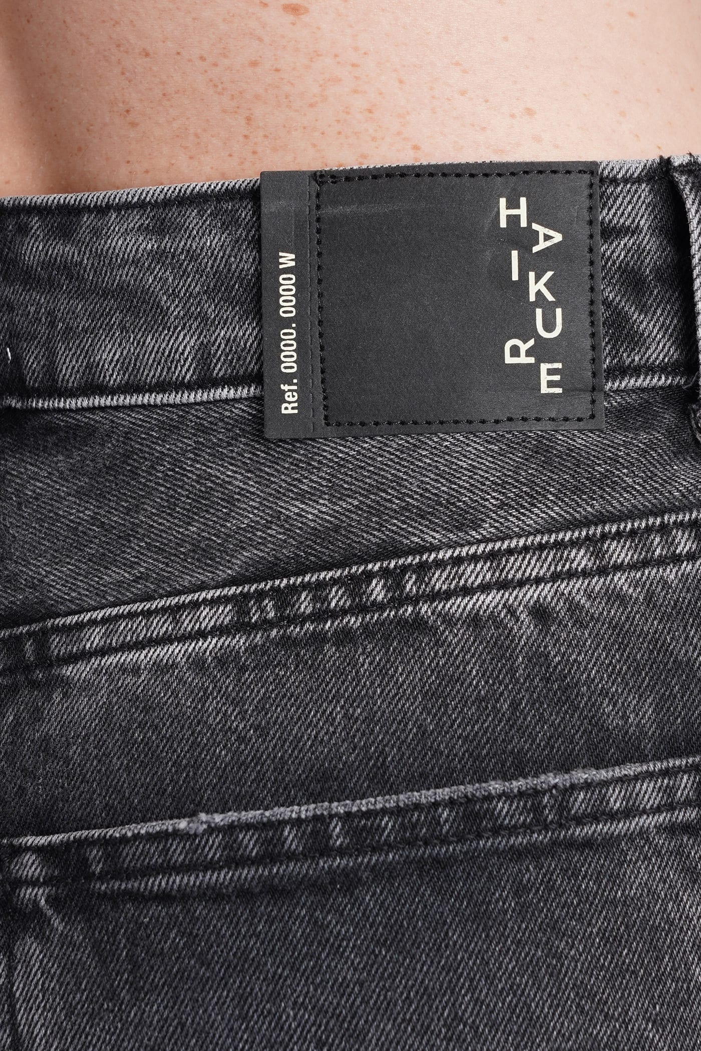 Shop Haikure Winona Jeans In Black Multicolor Cotton