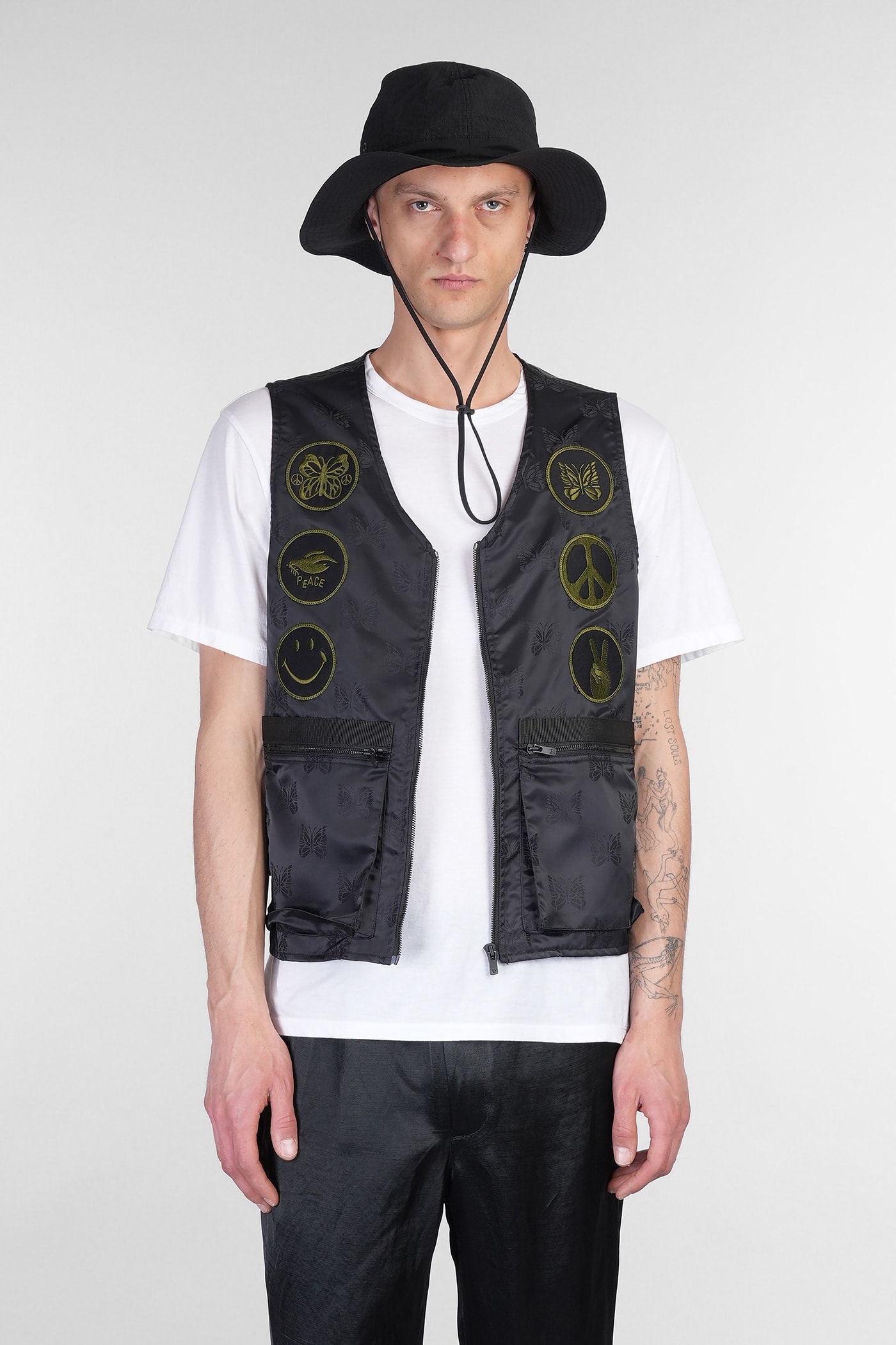 Vest In Black Nylon