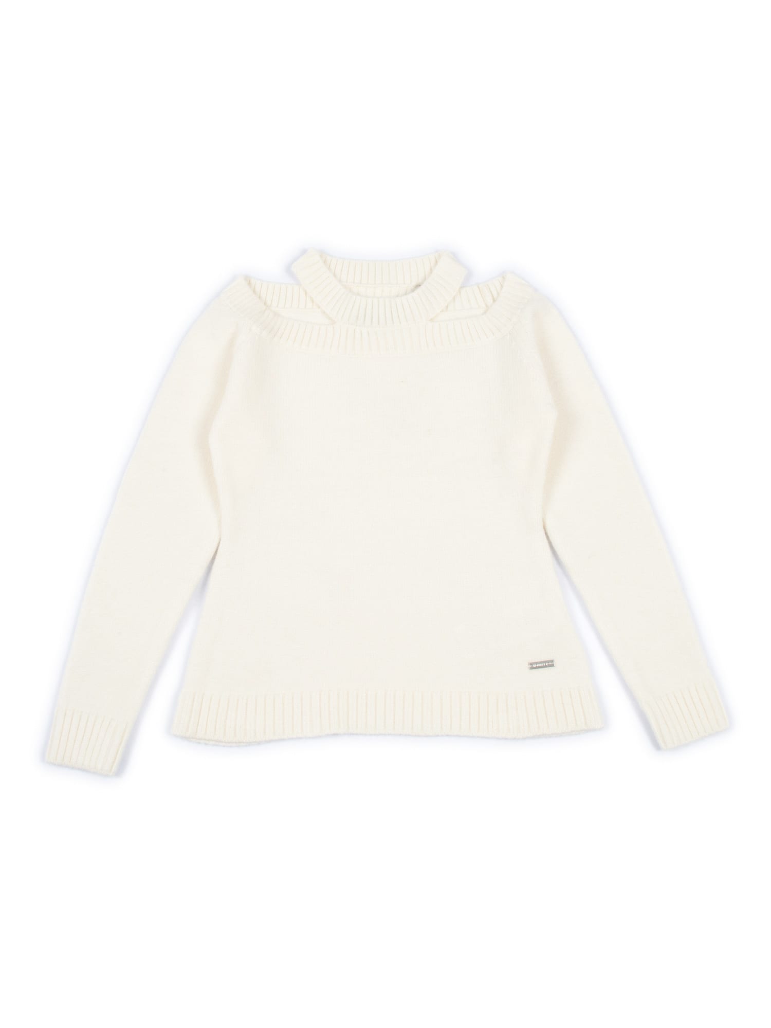 Monnalisa Cutout Sweater In White