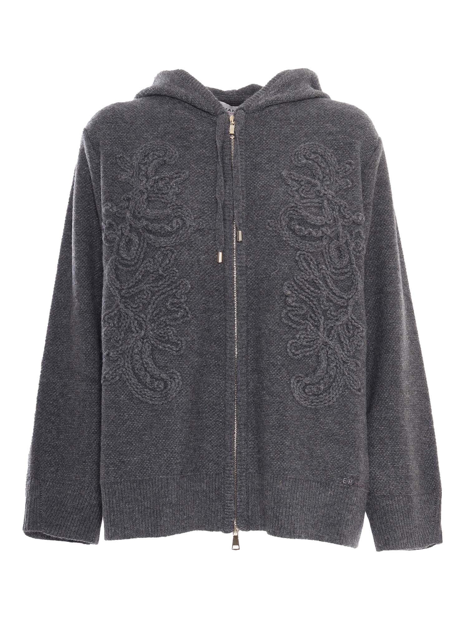 Ermanno Ermanno Scervino Sweater In Grey