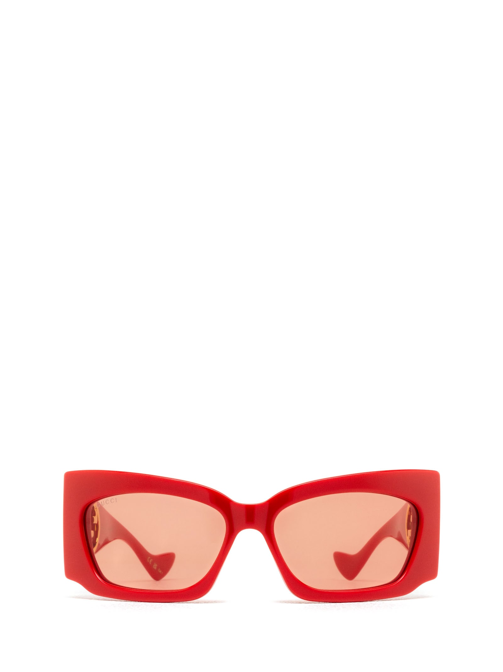 Shop Gucci Gg1412s Red Sunglasses