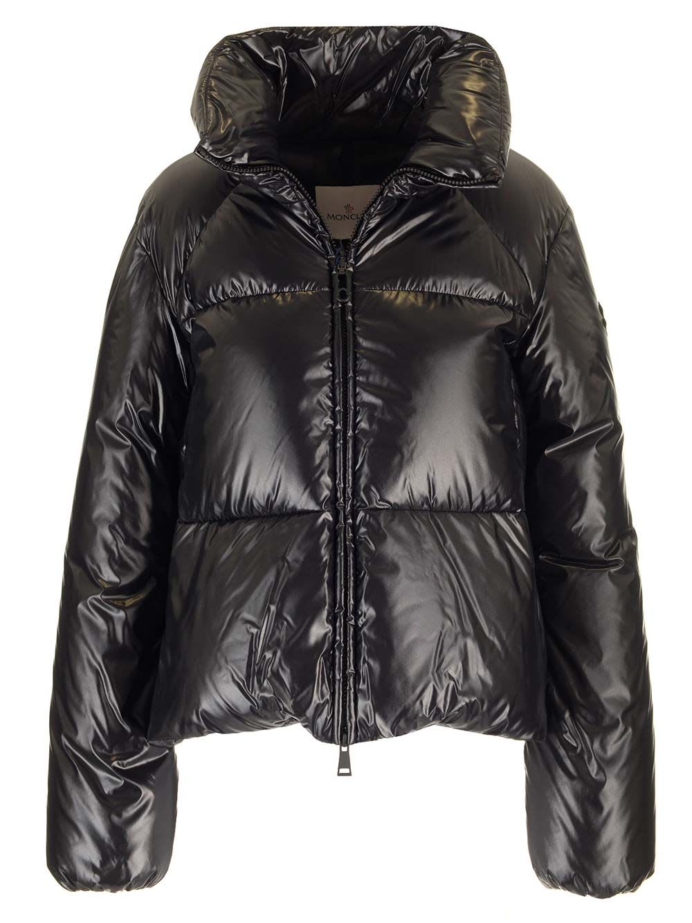 Shop Moncler Breteuil Padded Down Jacket In Black