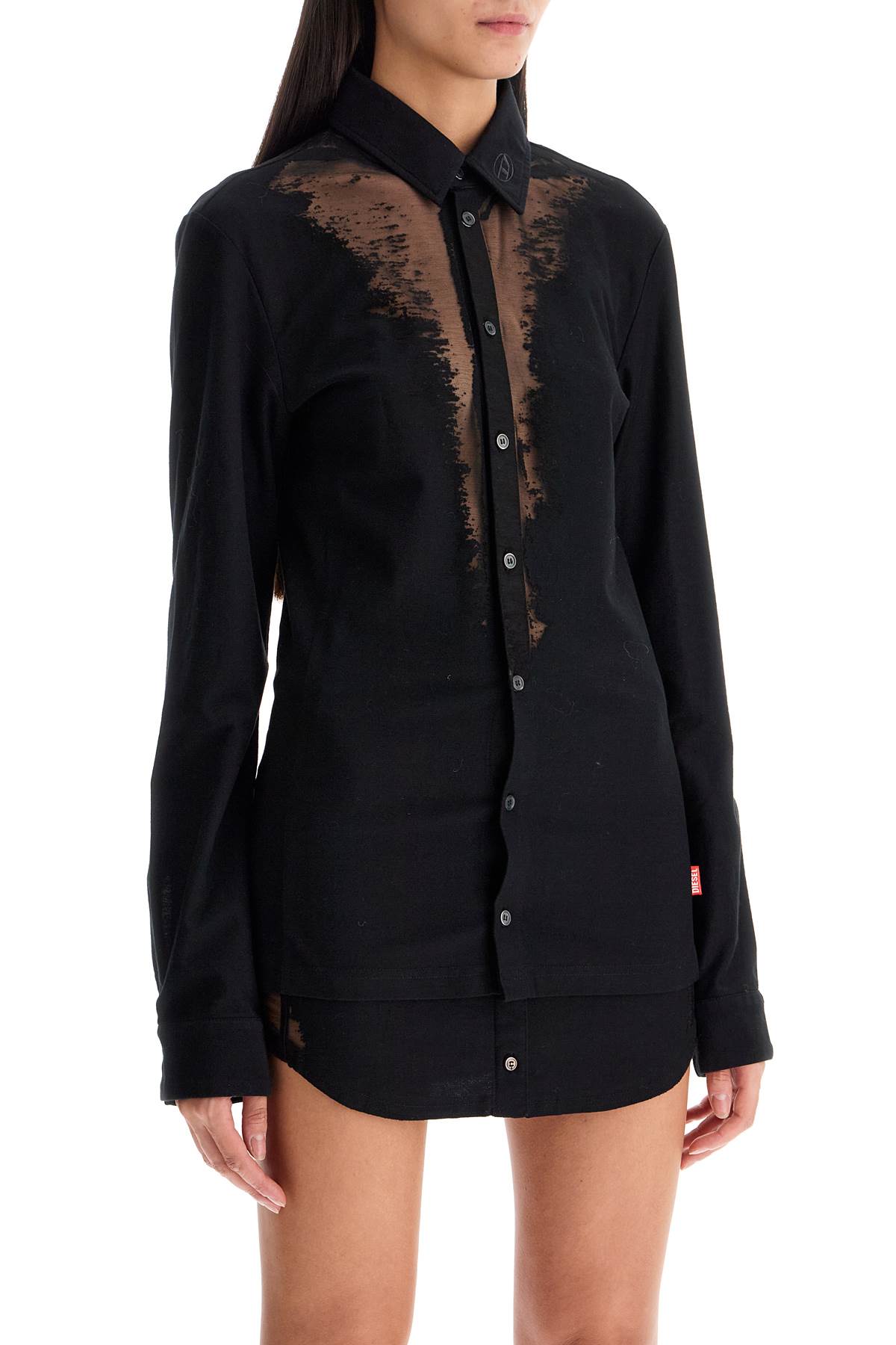 Diesel Unisex Jersey Dévoré Shirt In Xx