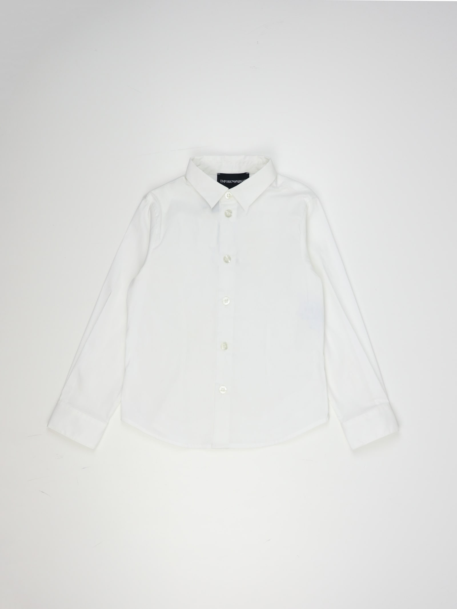 Emporio Armani Cotton Stretch Slim Shirt