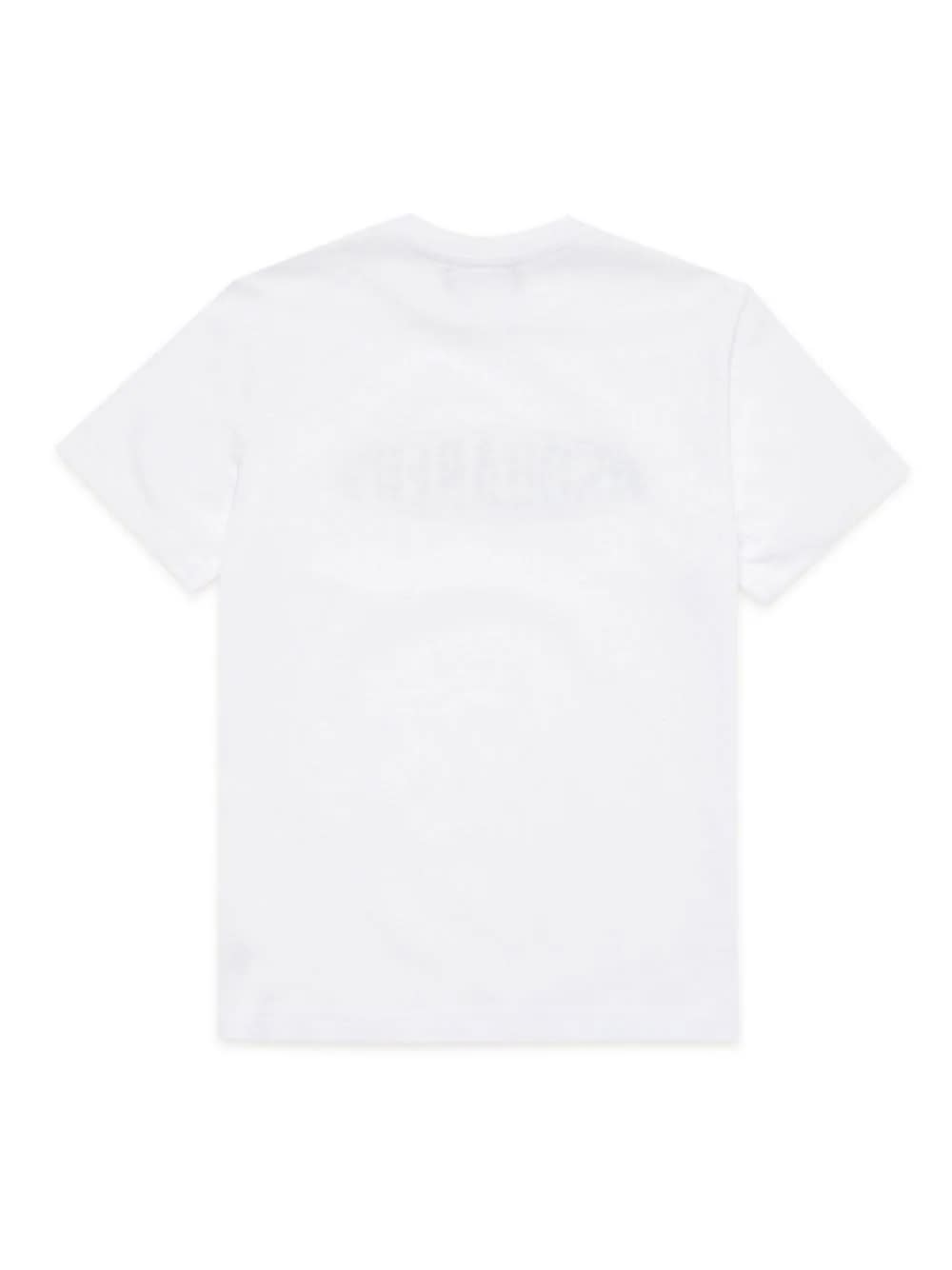 Shop Dsquared2 White T-shirt With  Print