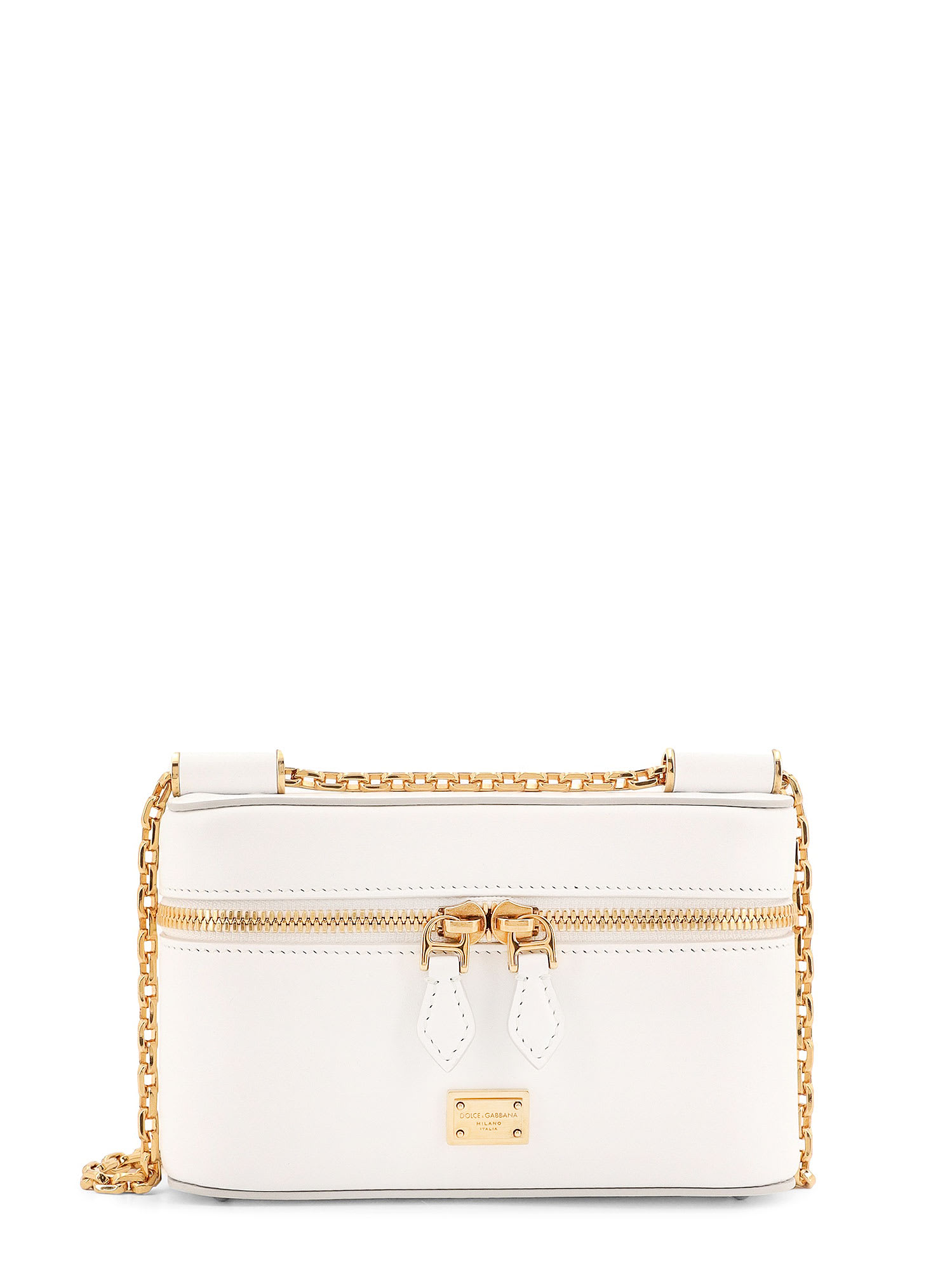 Sicily Leather Shoulder Bag With Metal Logo Tag