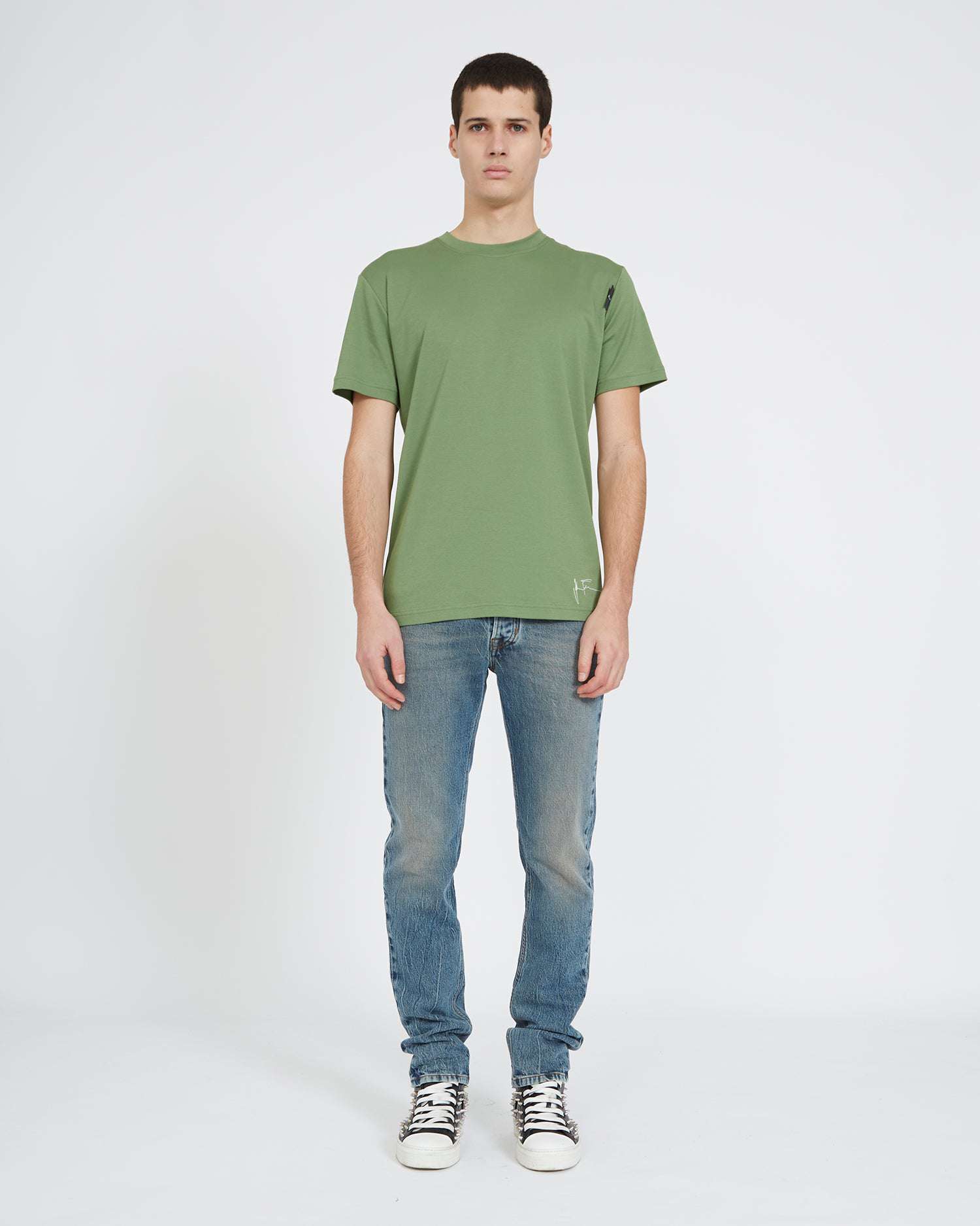 Shop John Richmond Slim Jeans In Blu